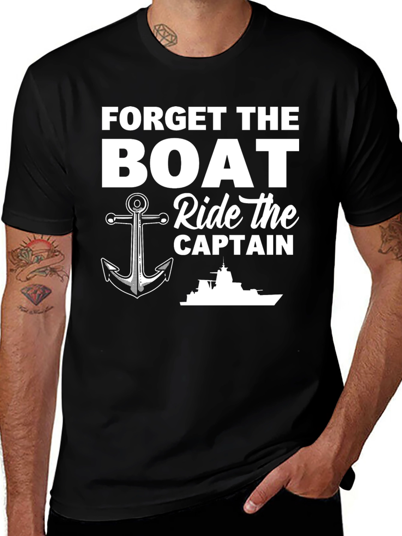 Variant 24 of Forget The Boat Ride The Captain T-Shirt