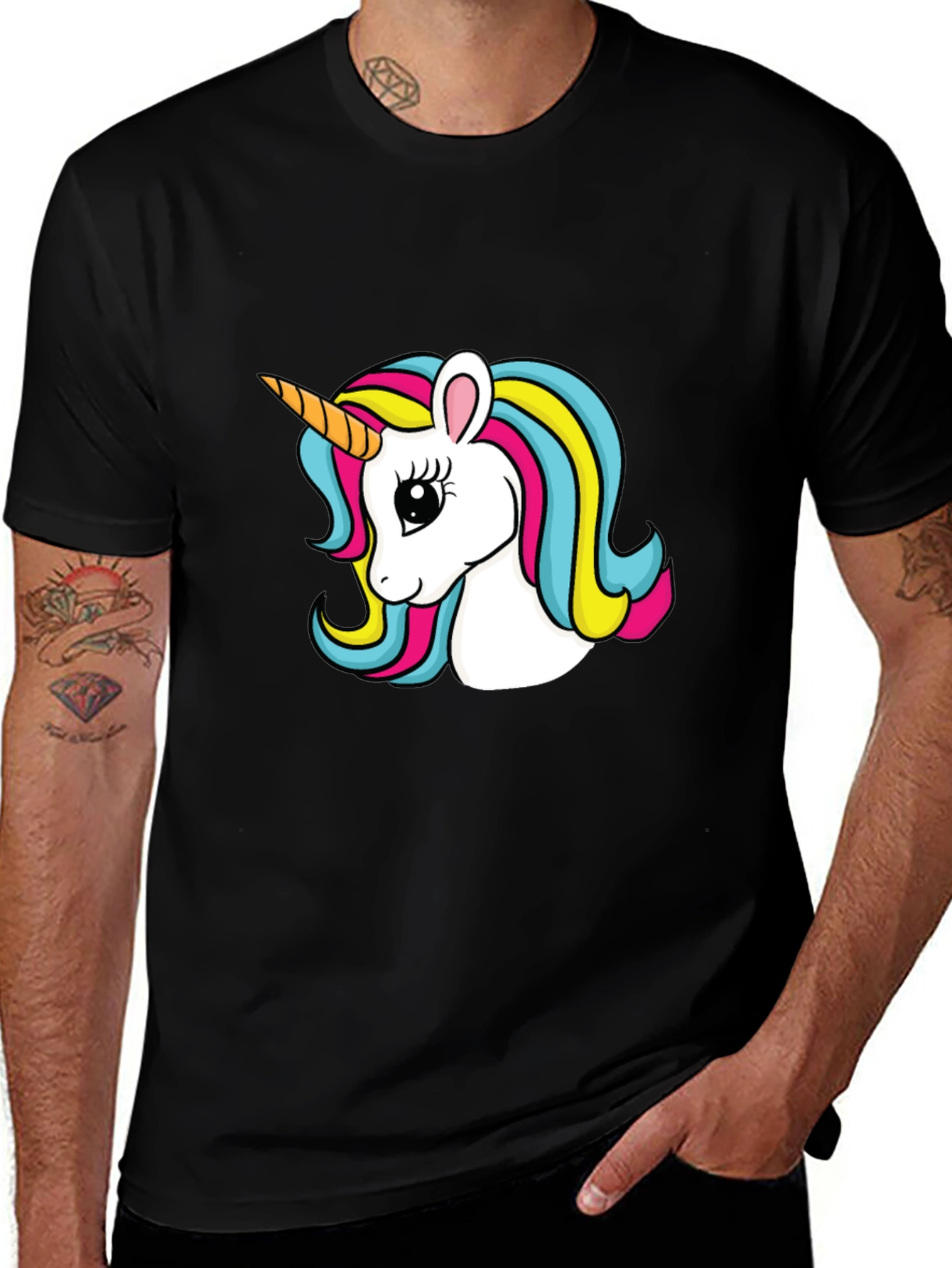 Variant 12 of Unicorn Graphic Print T-Shirt