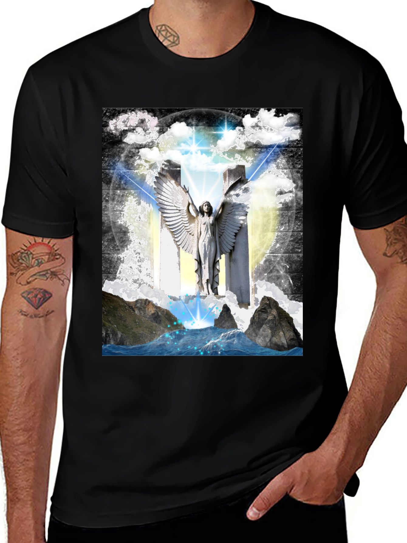 Variant 7 of Angel Wings Graphic T-Shirt