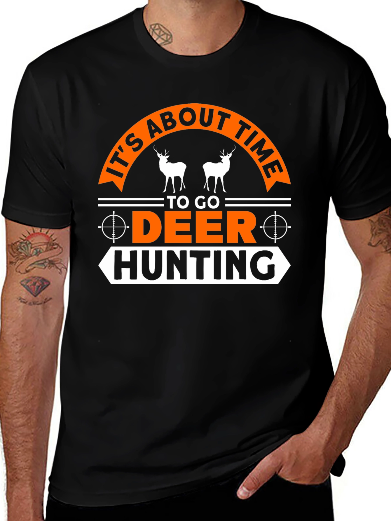 Variant 13 of Deer Hunting Graphic Tee