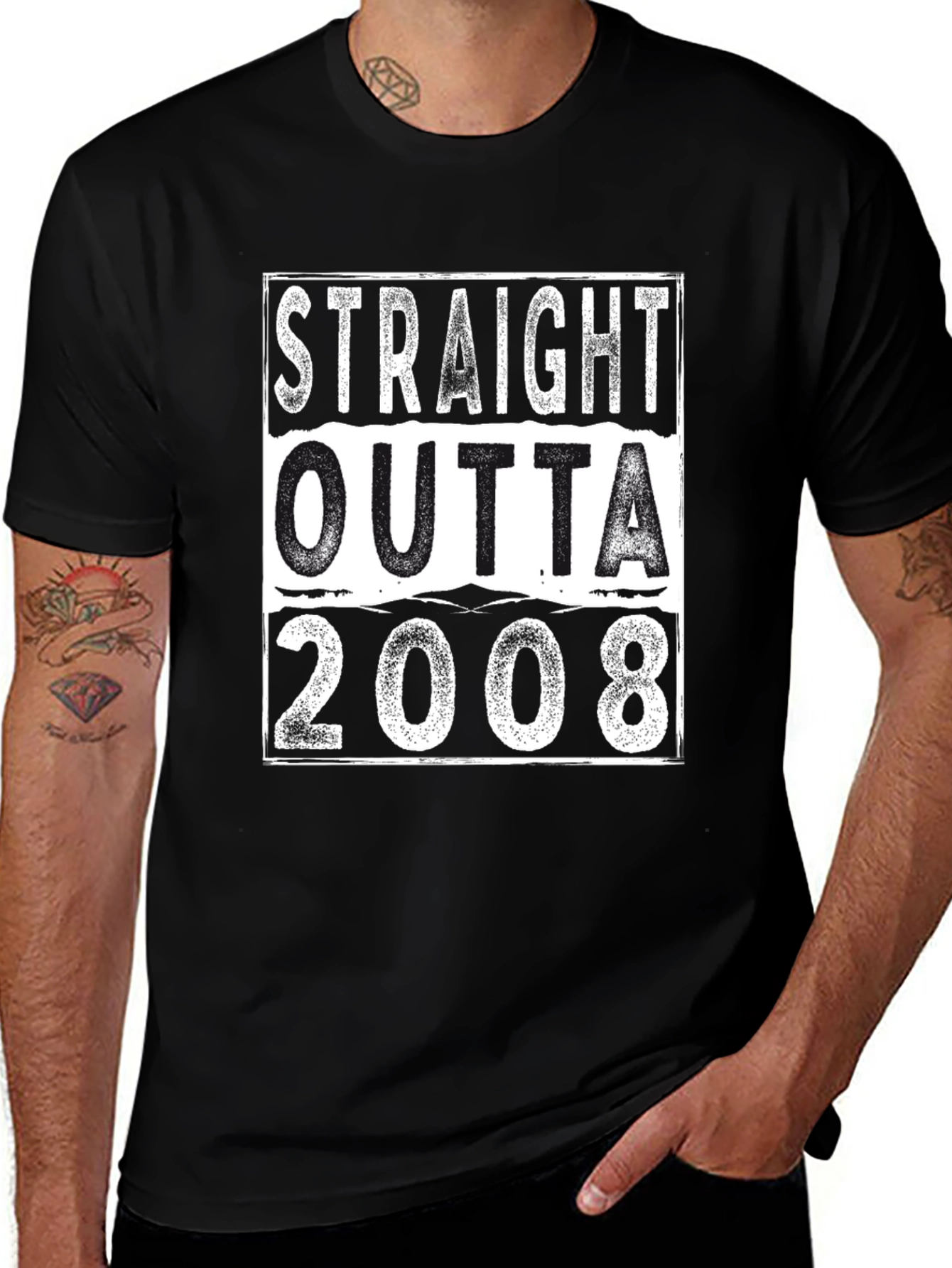 Variant 16 of Straight Outta 2008 Graphic Tee
