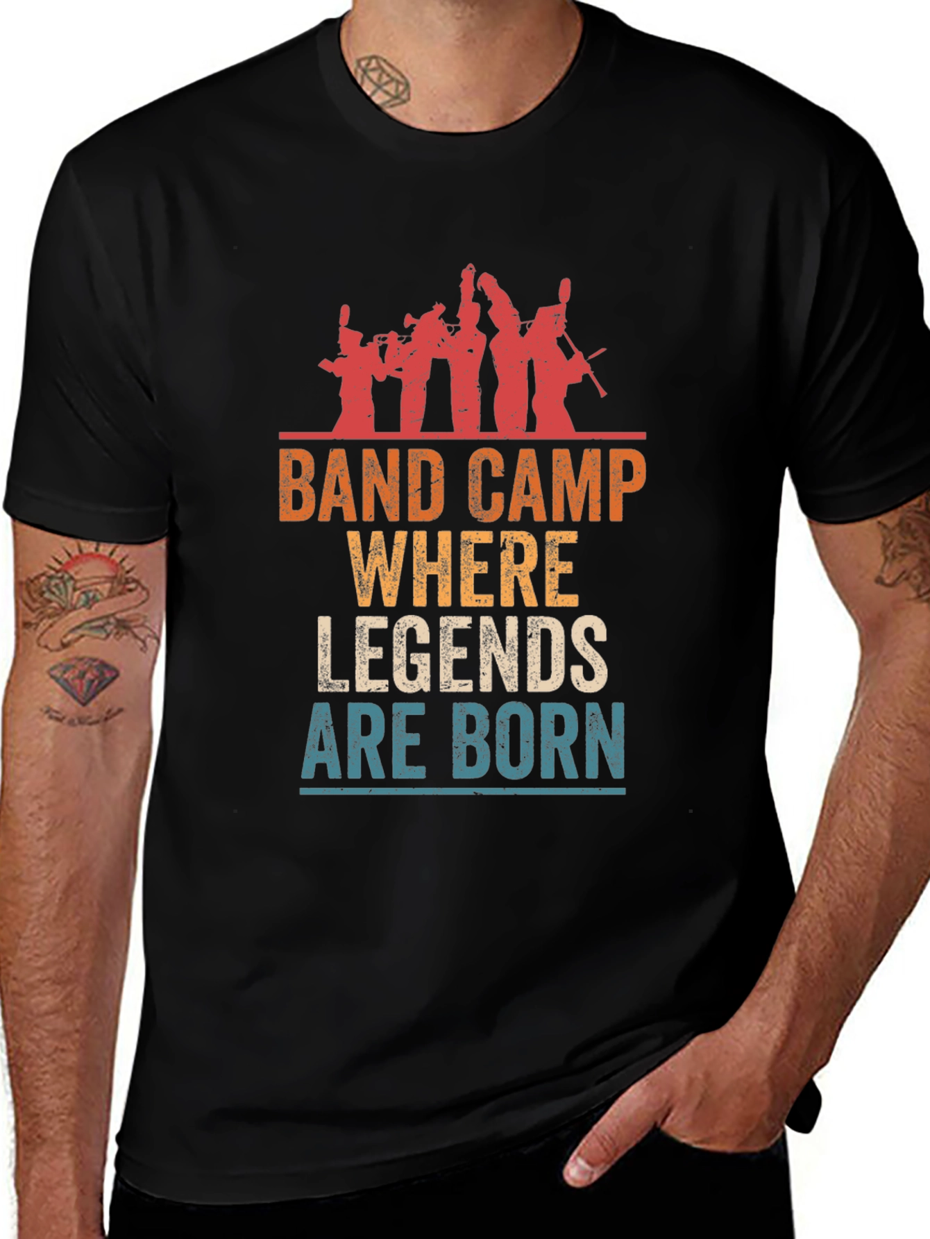 Variant 30 of Band Camp Legends T-Shirt - Music Tee
