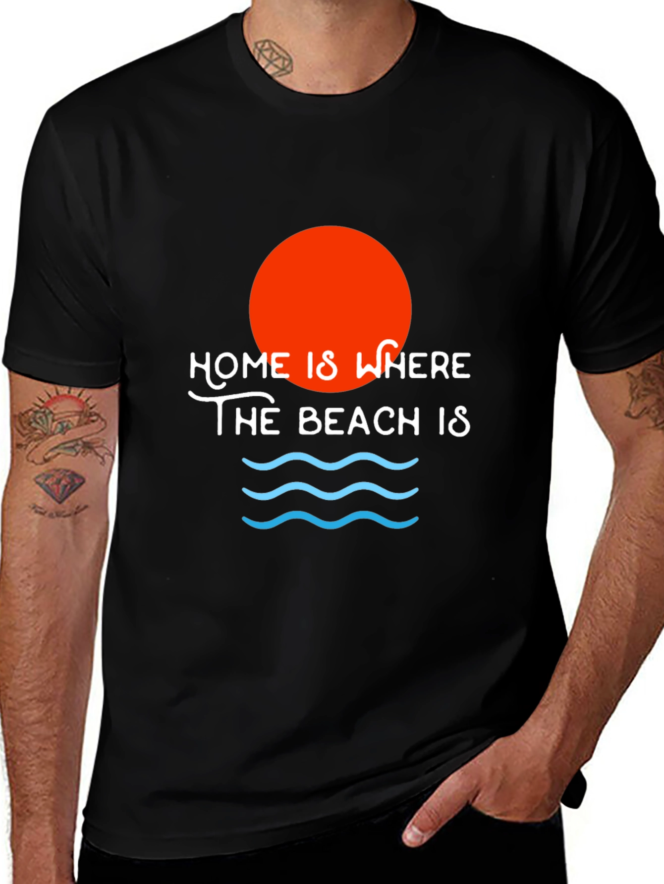 Home is Where the Beach Is Graphic Tee