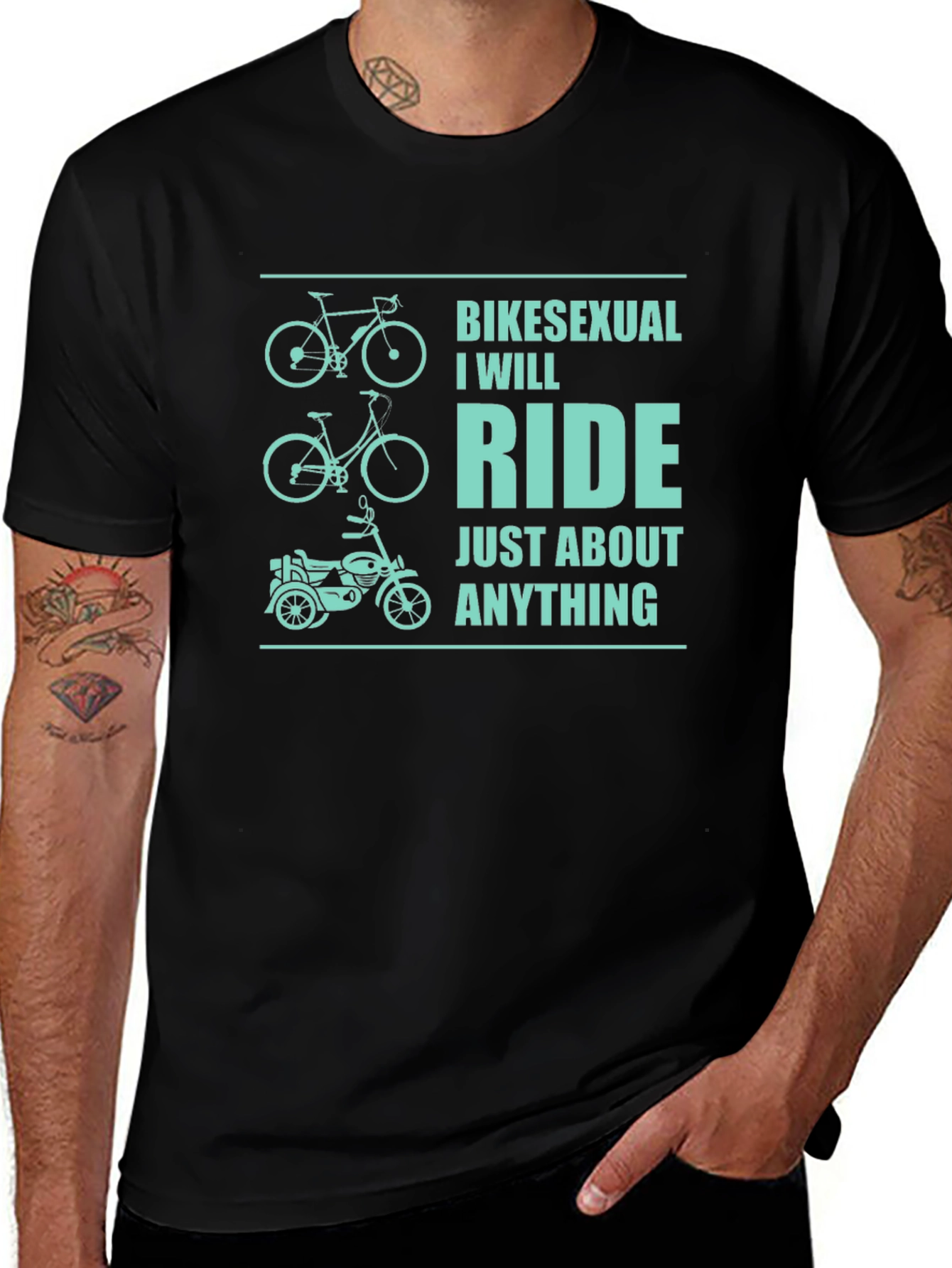 Bikesexual T-Shirt - Ride Anything!