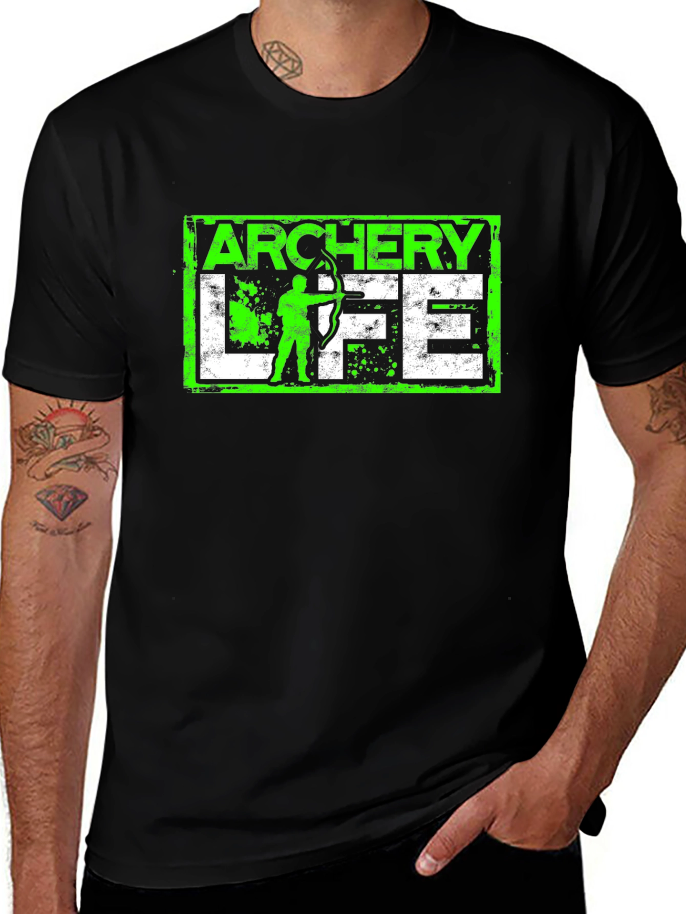 Variant 12 of Archery Life Graphic Tee - Cool Archer T-Shirt