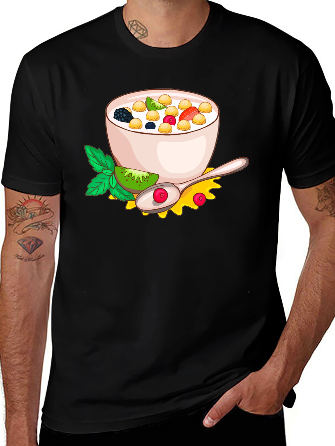 Variant 23 of Breakfast Bowl Graphic Tee