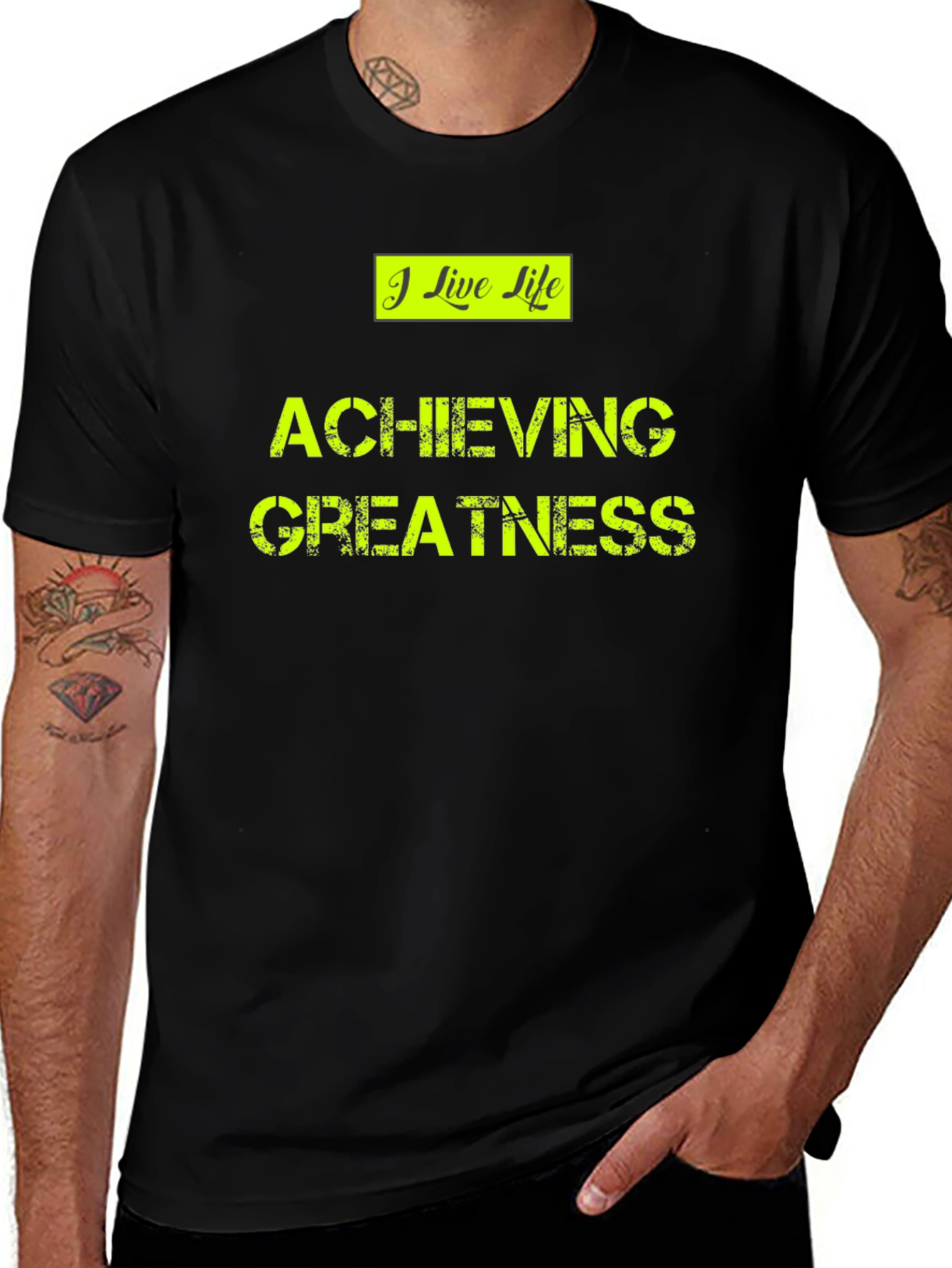 Variant 16 of Achieving Greatness Graphic Tee