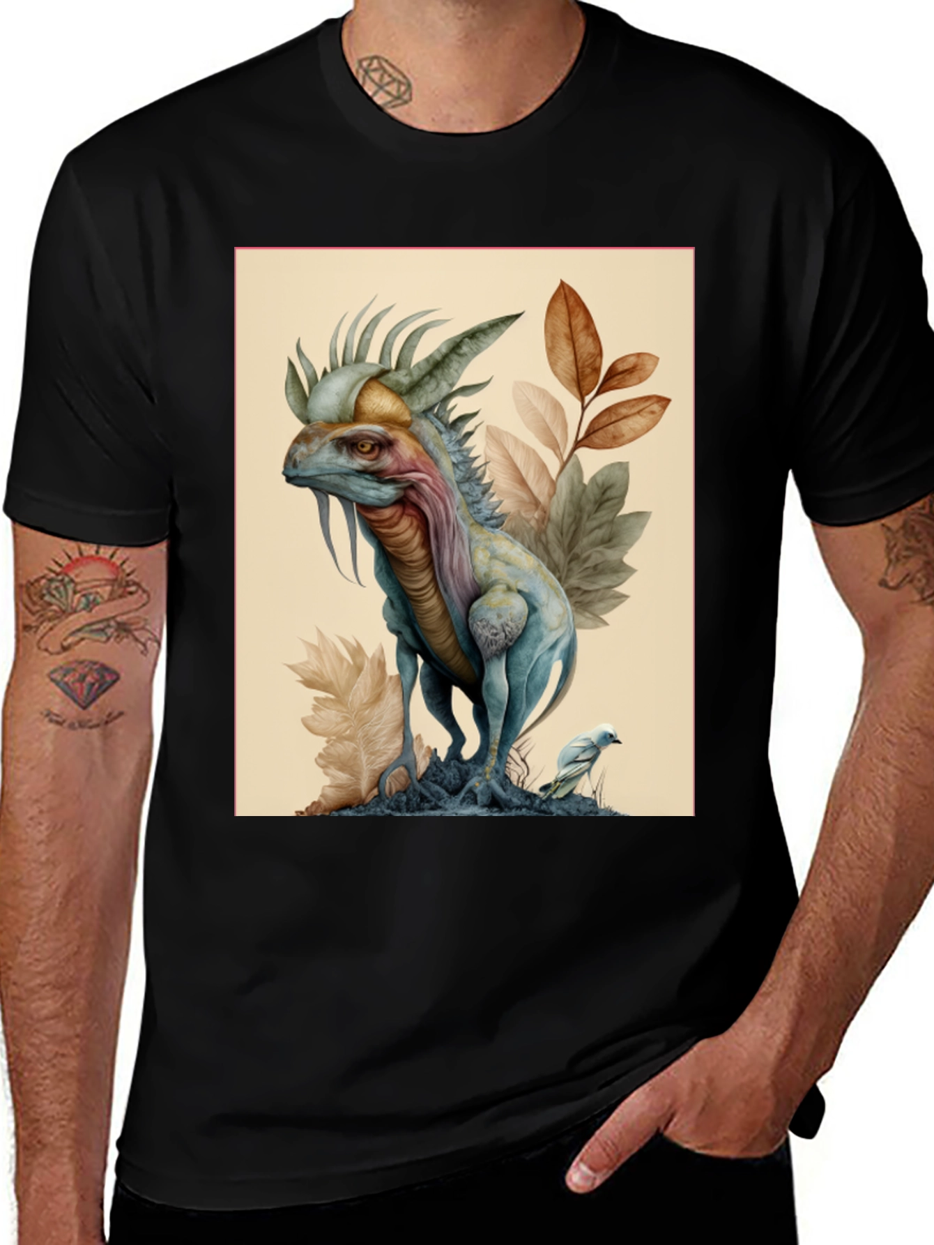 Variant 8 of Mythical Creature Graphic Tee - Unique Design
