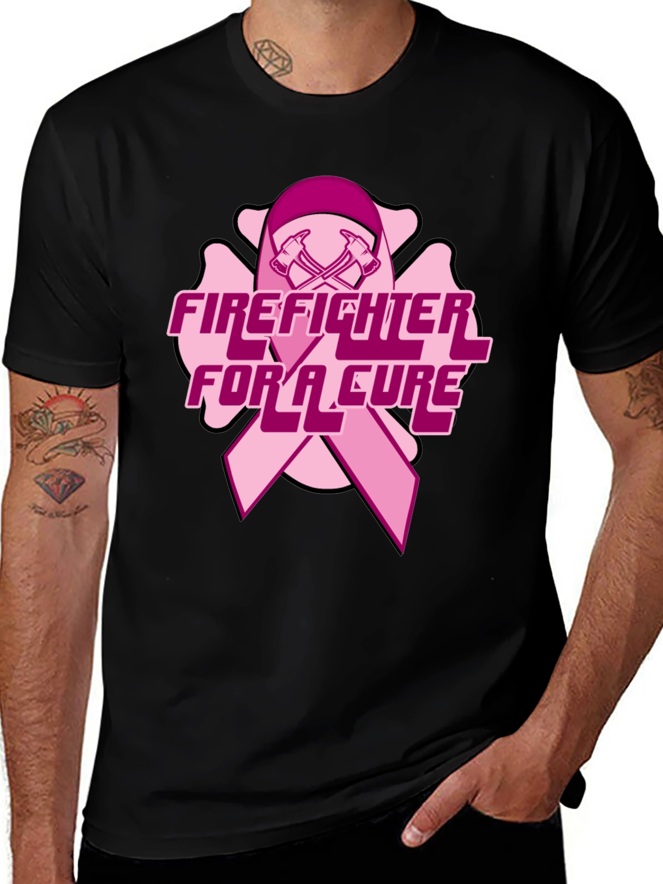 Firefighter for a Cure T-Shirt