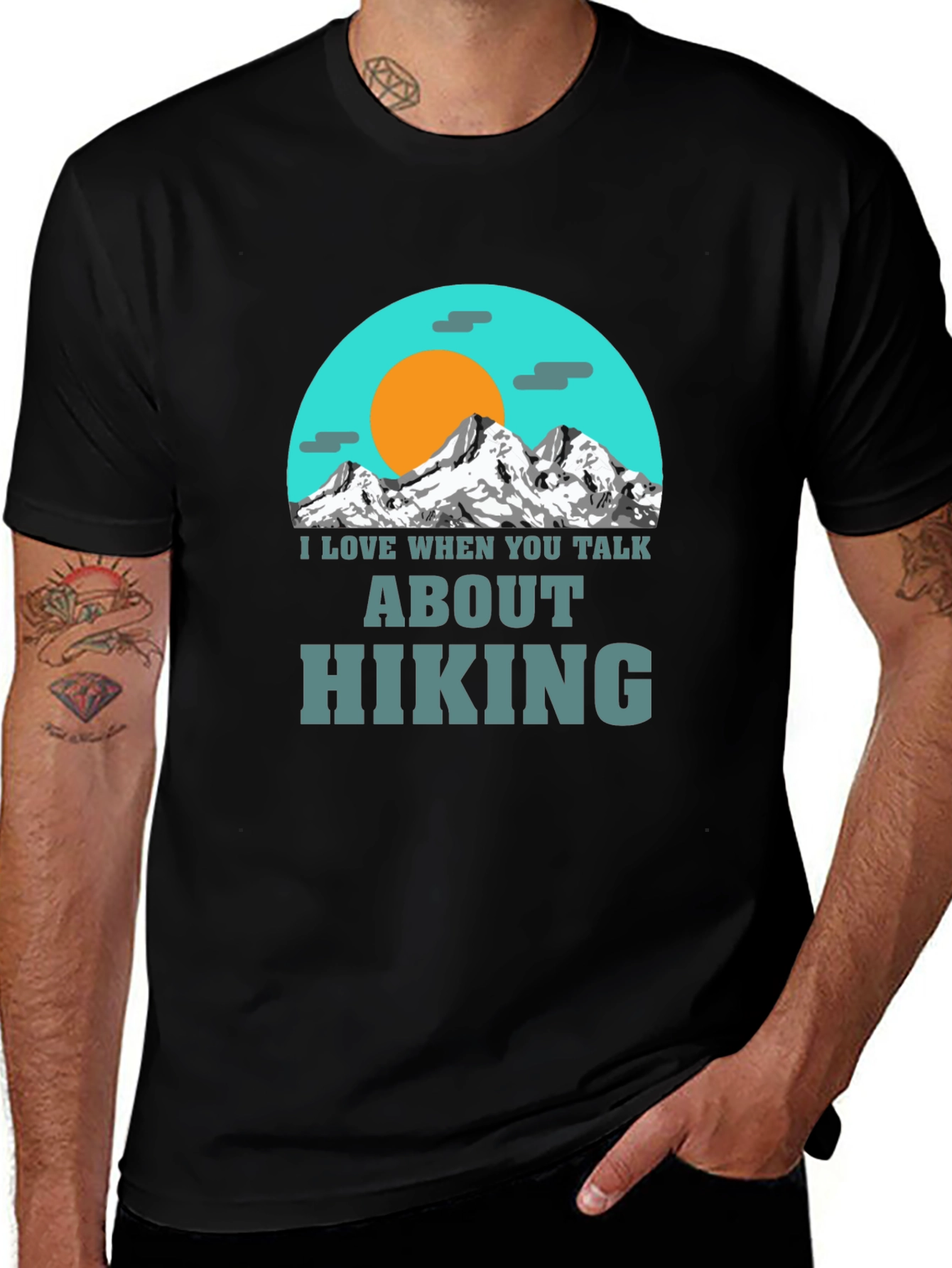 Hiking Graphic T-Shirt