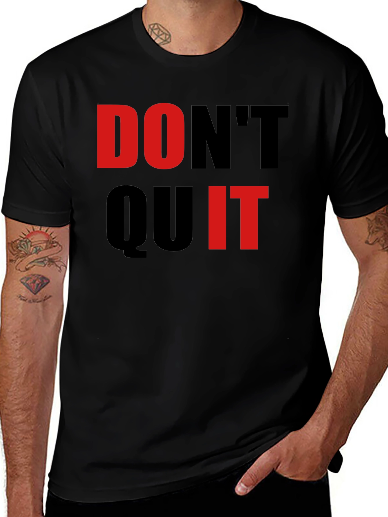 Variant 3 of Motivational Don't Quit T-Shirt