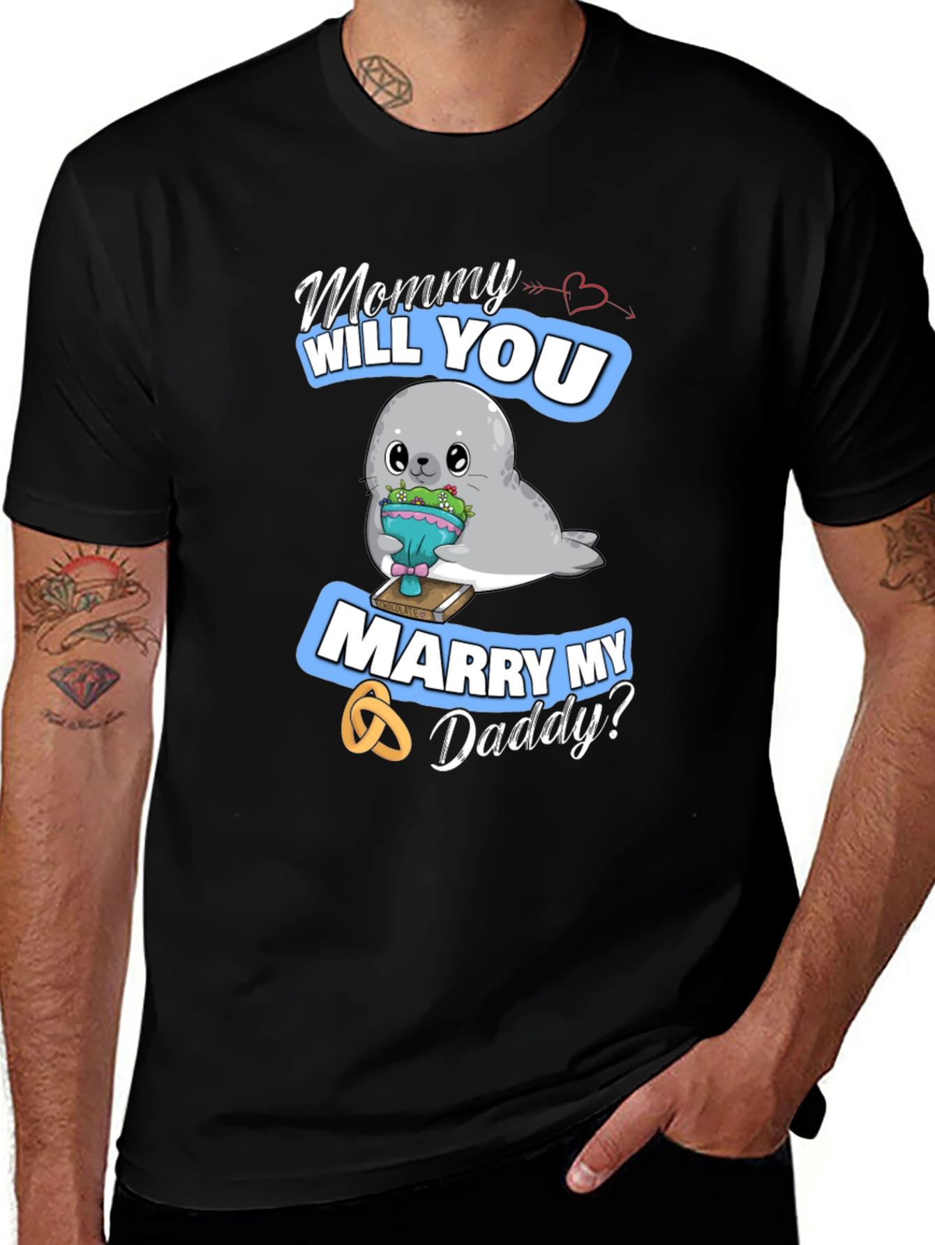 Variant 3 of Mommy Will You Marry My Daddy? T-Shirt