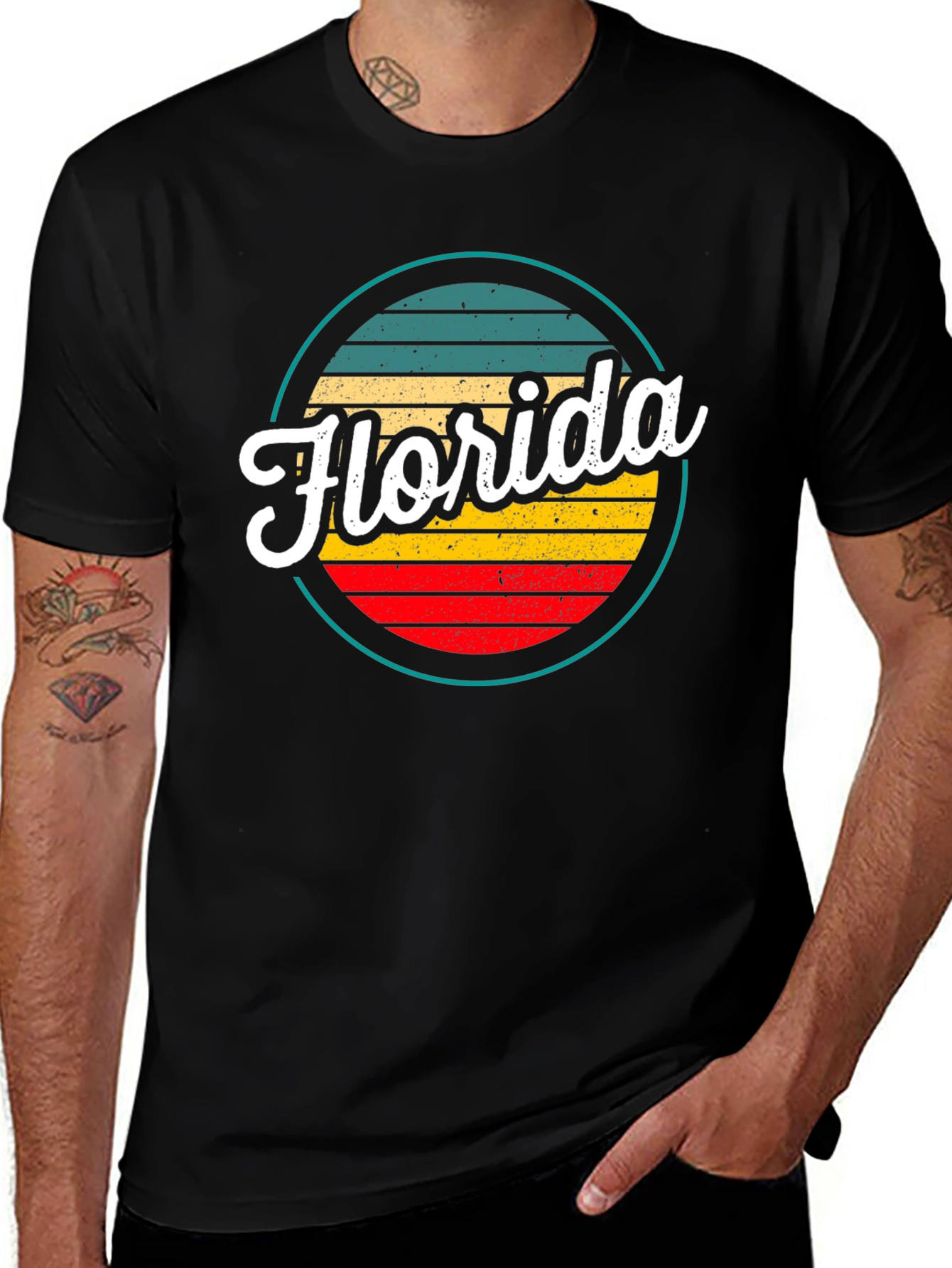 Variant 8 of Florida Retro Graphic Tee - Trendy State Pride Shirt