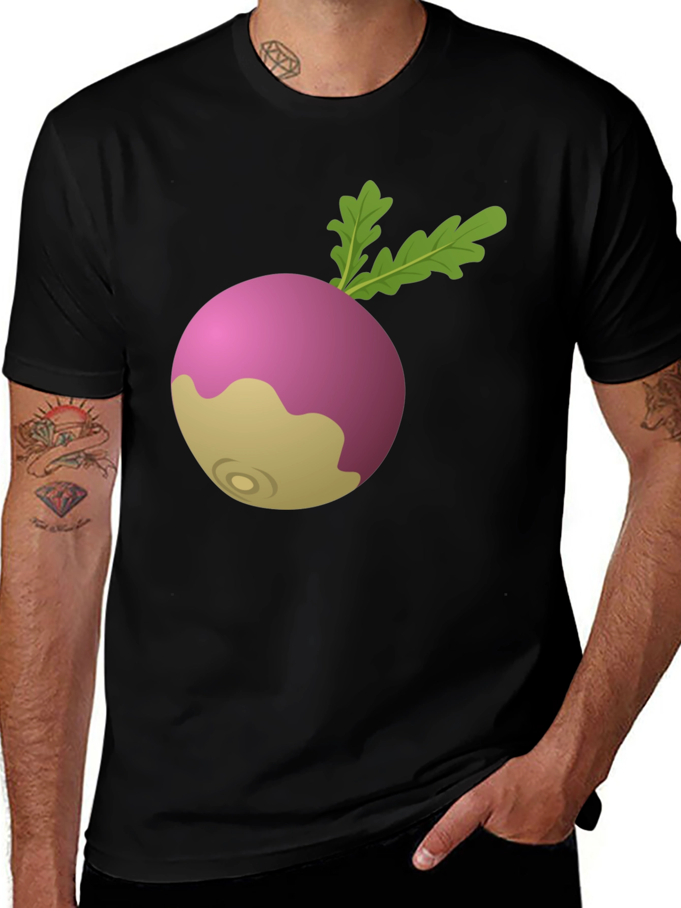 Variant 14 of Turnip Graphic Tee - Quirky & Comfortable