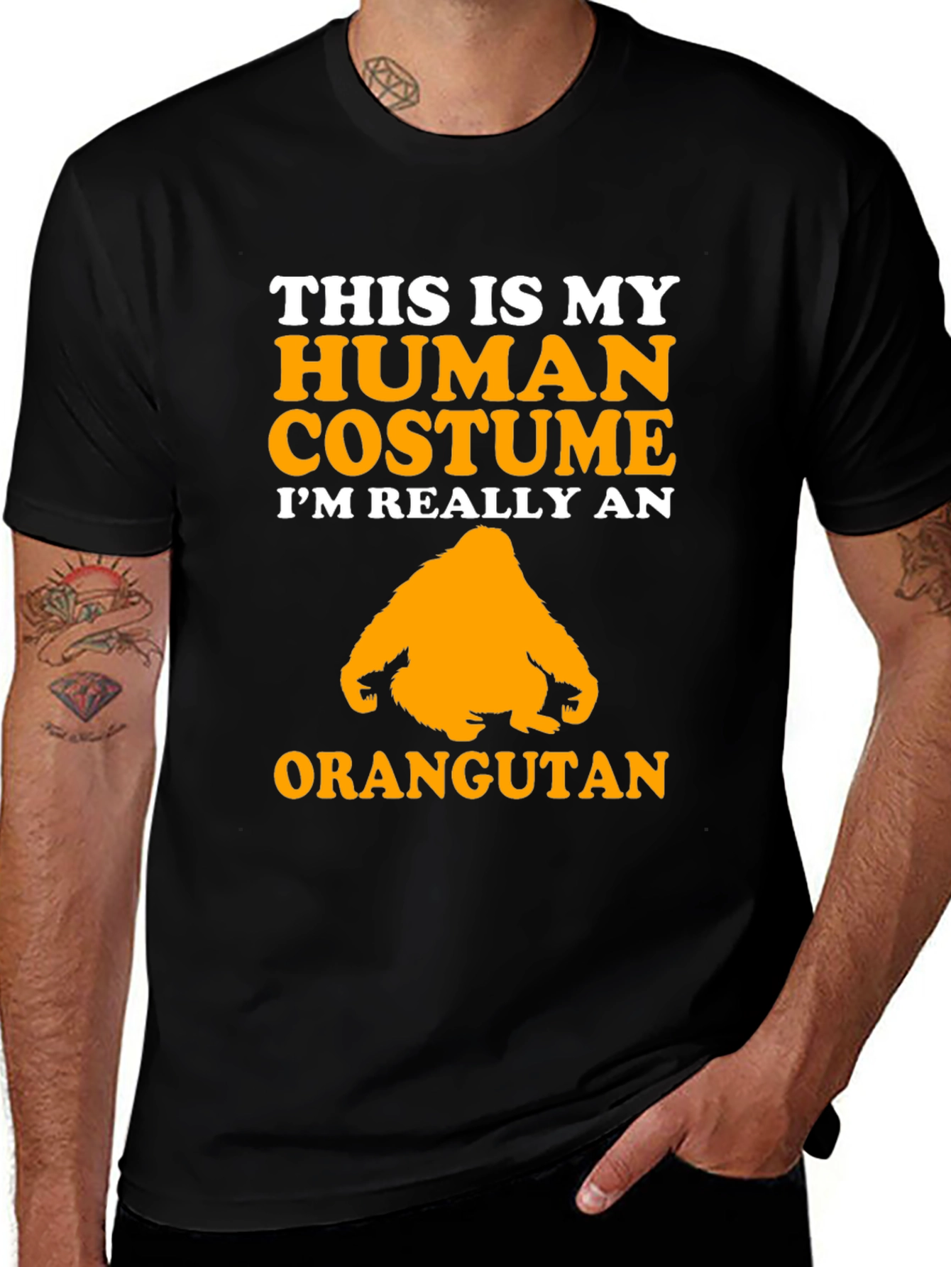 Variant 30 of Human Costume Orangutan T-Shirt