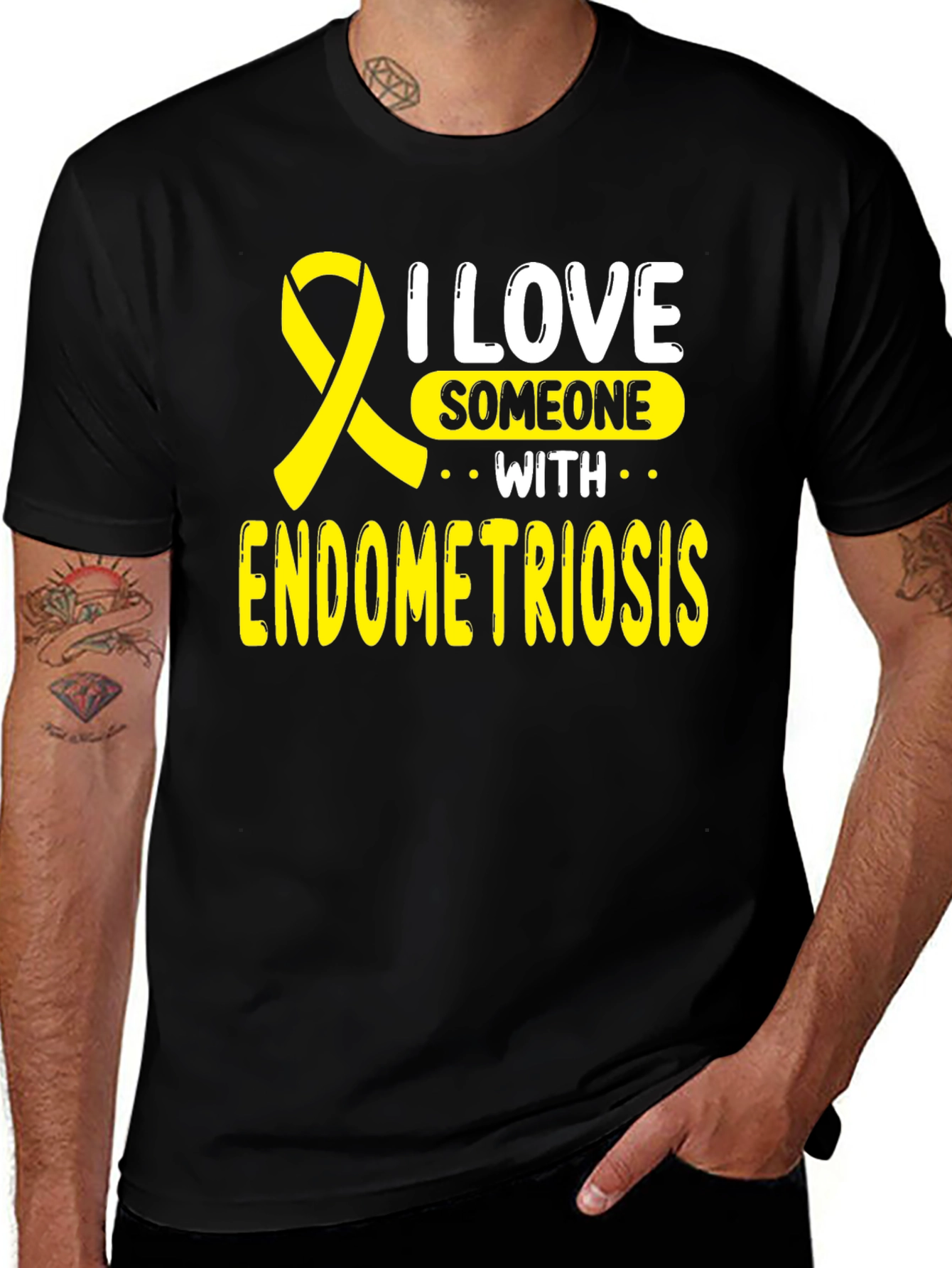 Endometriosis Awareness T-Shirt: I Love Someone