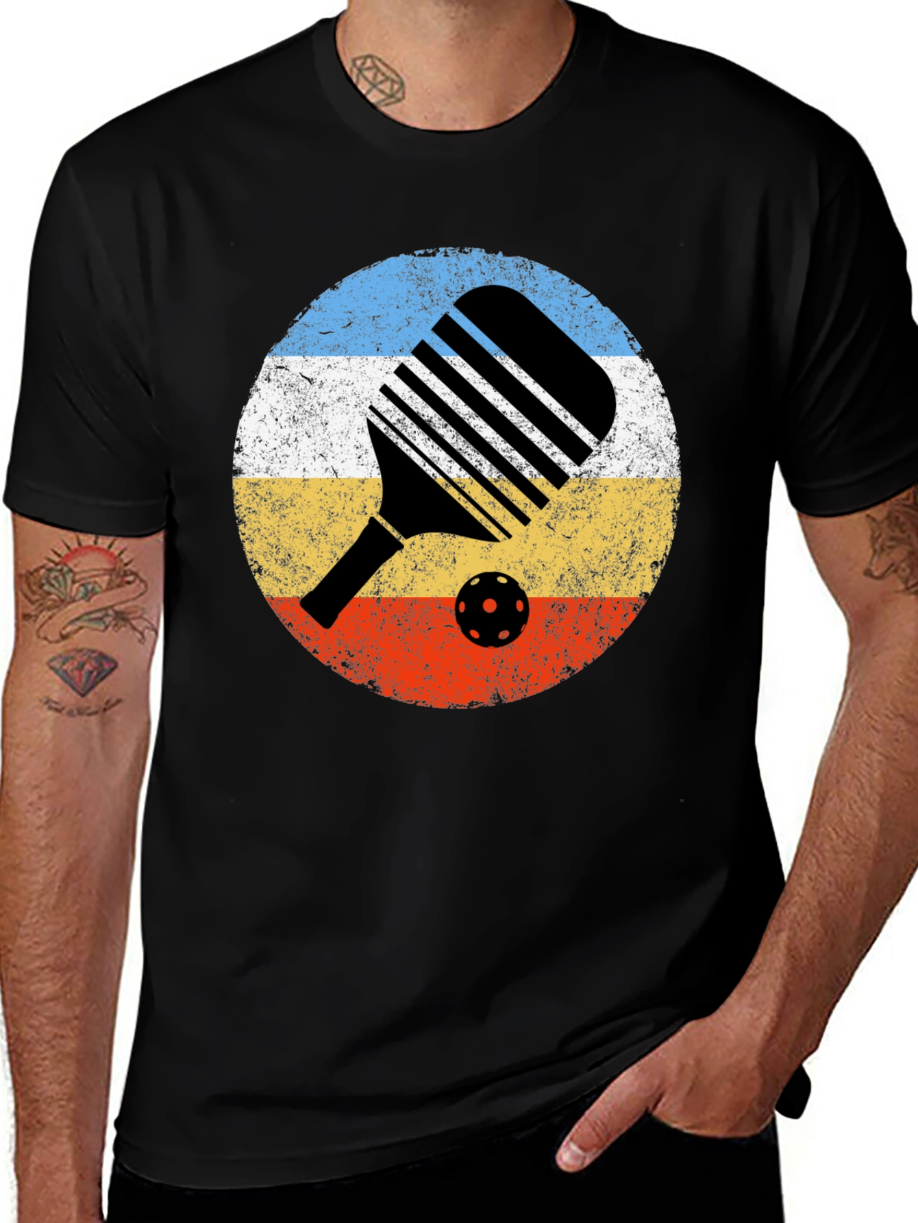 Variant 13 of Retro Pickleball T-Shirt