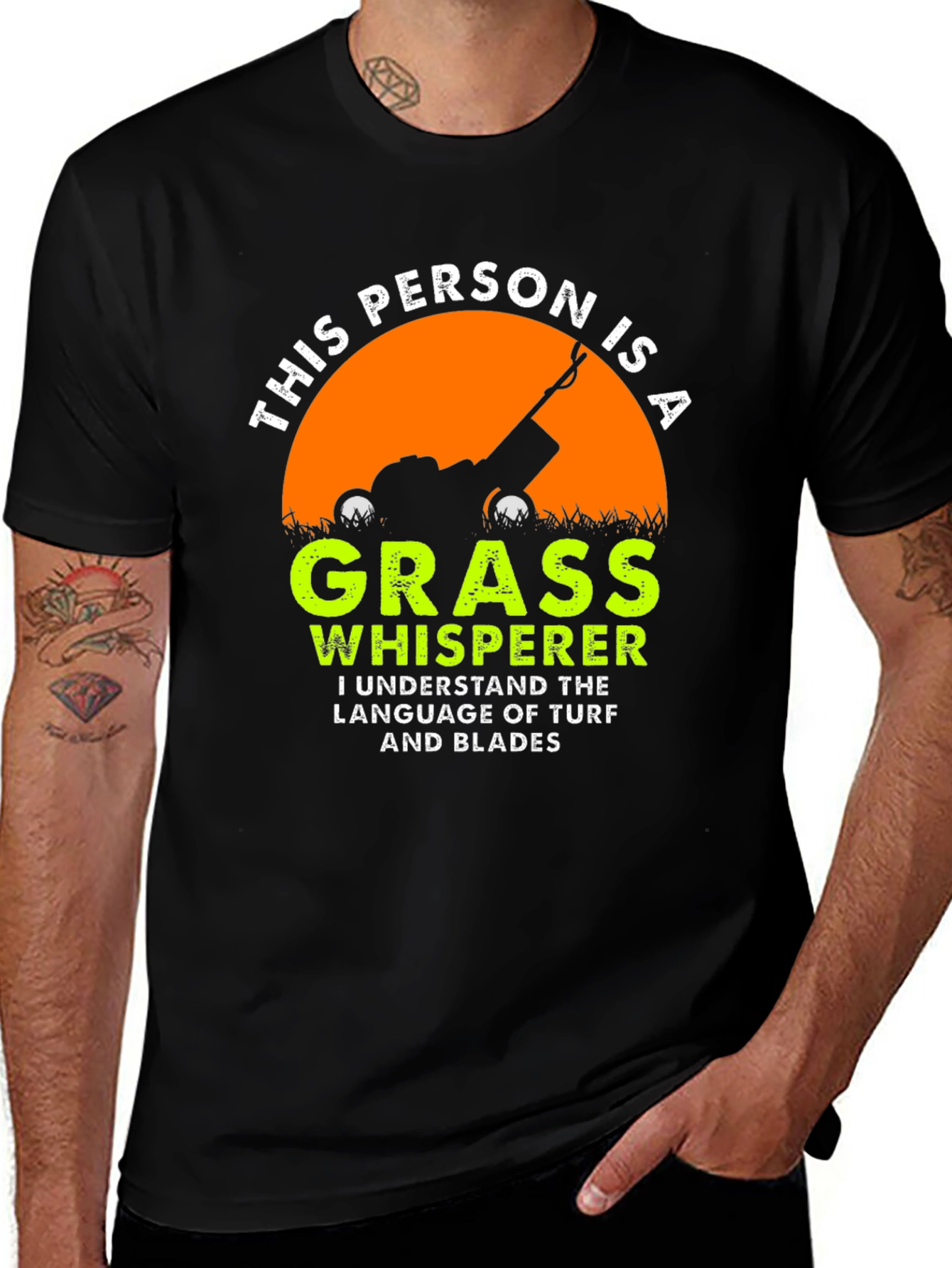 Variant 30 of Grass Whisperer T-Shirt - Lawn Care Humor