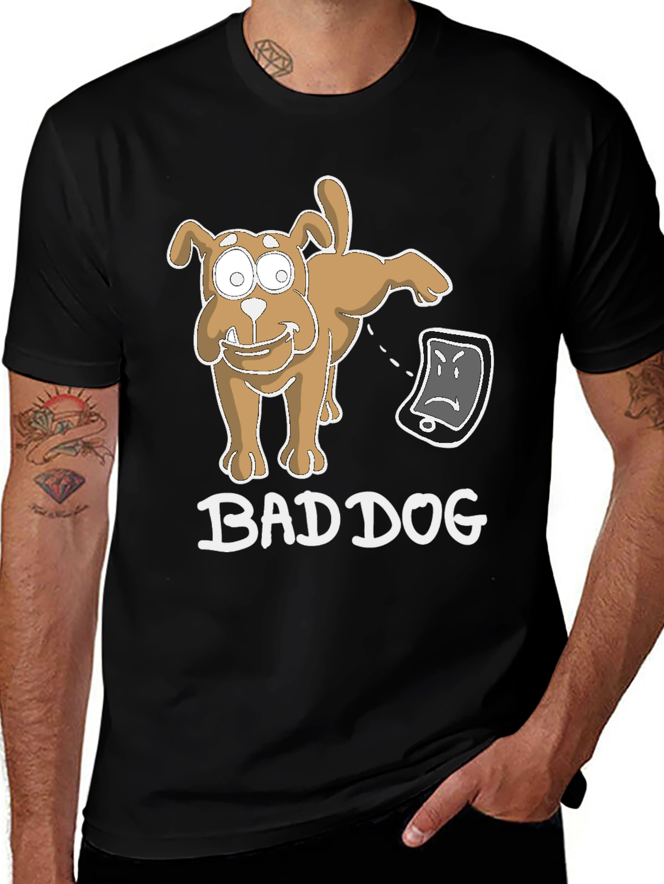Variant 28 of Bad Dog Funny T-Shirt