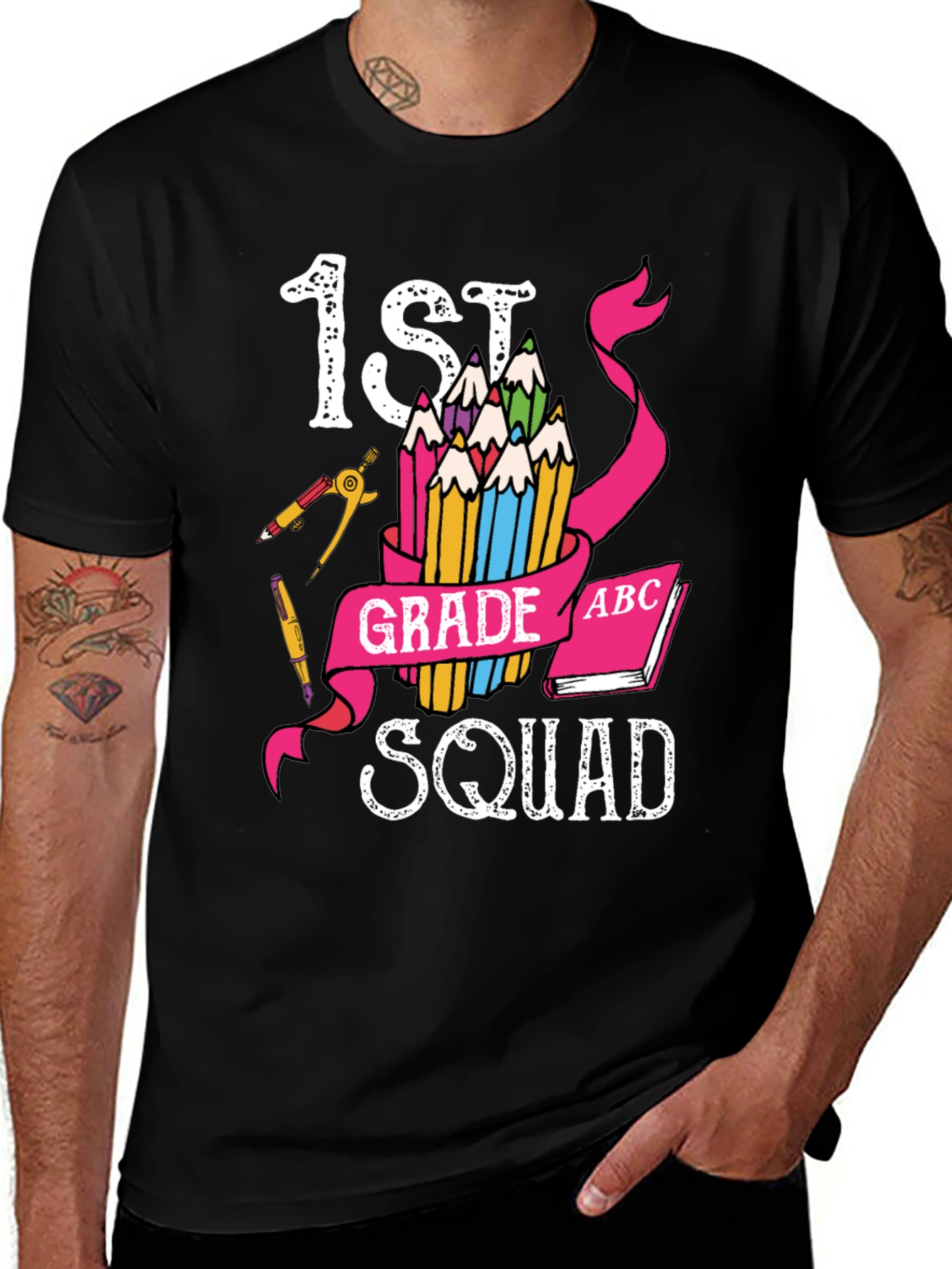 1st Grade Squad T-Shirt - Back to School Teacher Tee