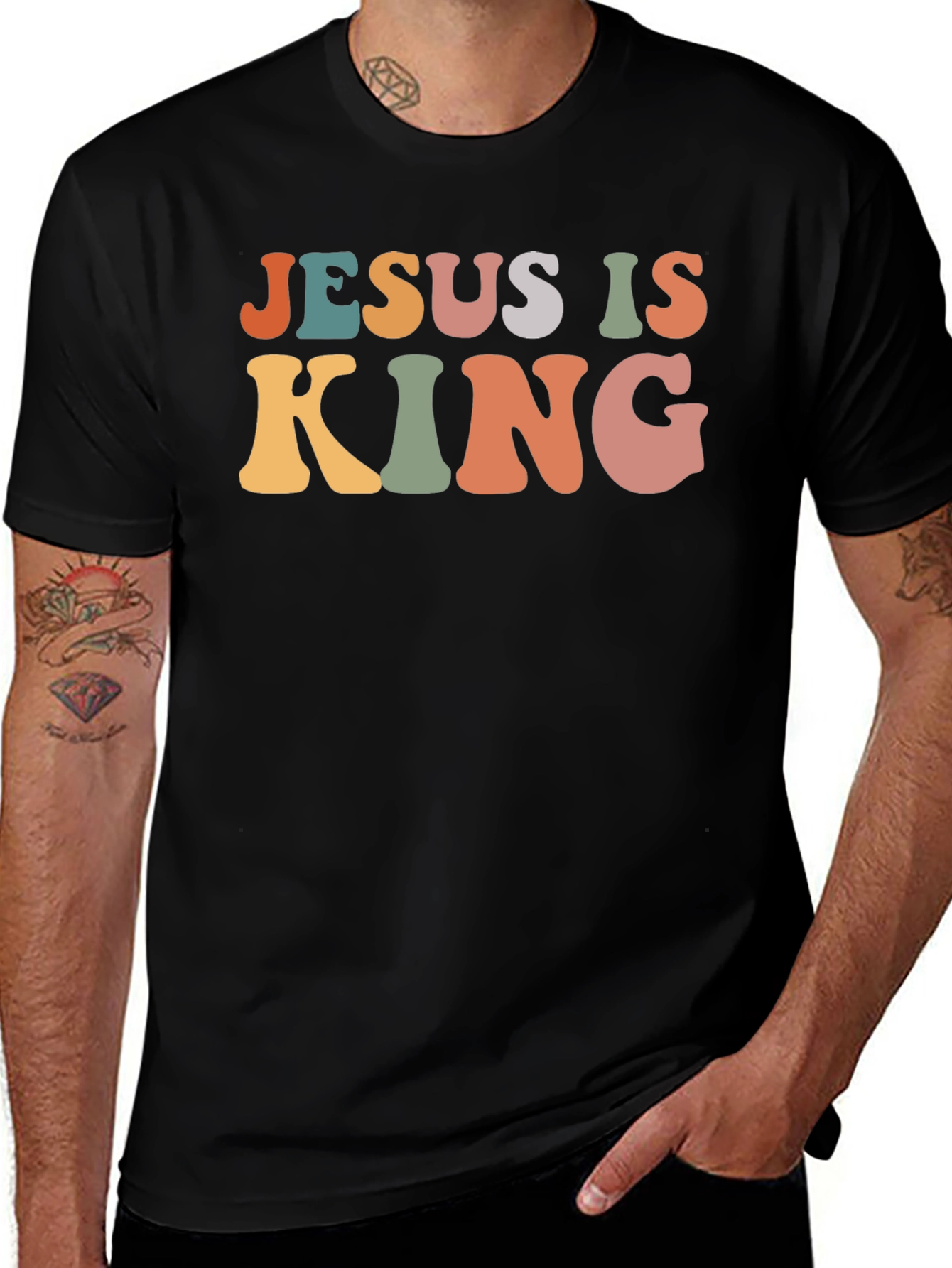 Jesus is King Graphic Tee