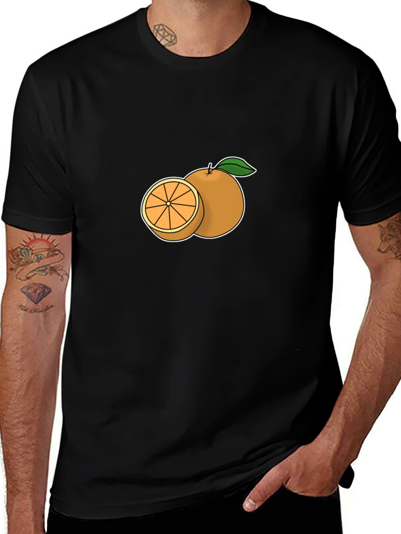 Variant 22 of Orange Graphic T-Shirt - Unisex Casual Tee