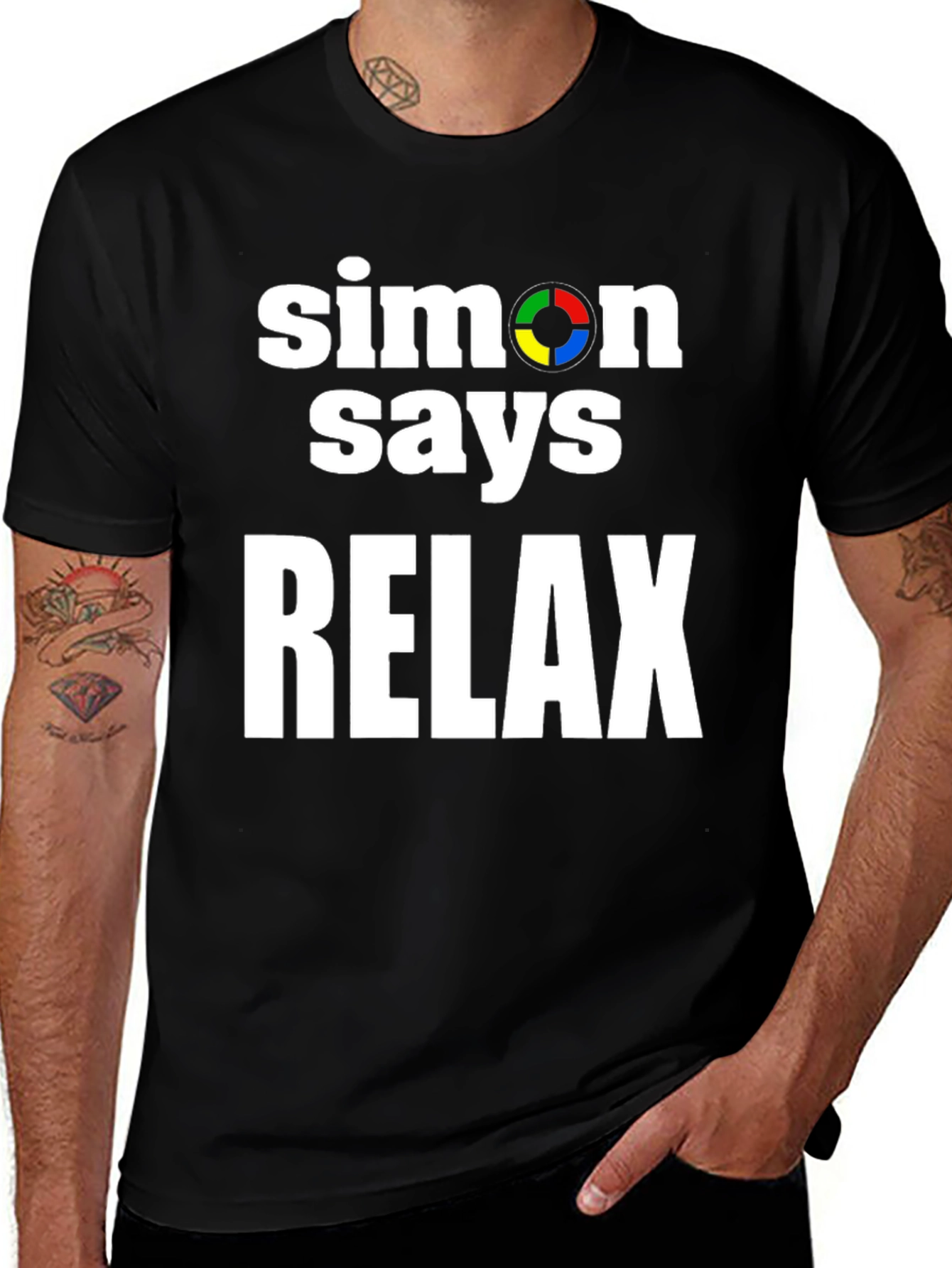 Variant 28 of Simon Says Relax Graphic T-Shirt - Comfort Fit