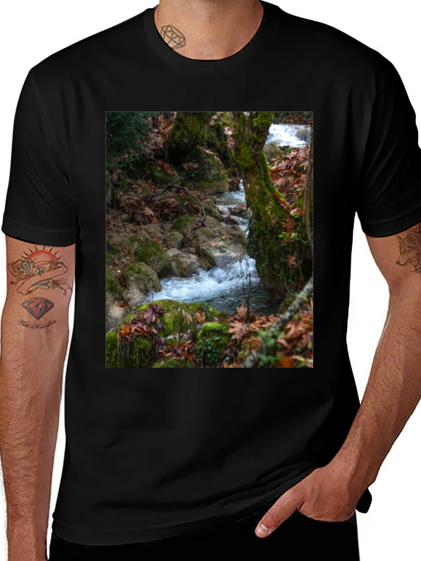 Variant 9 of Nature Stream Graphic Tee