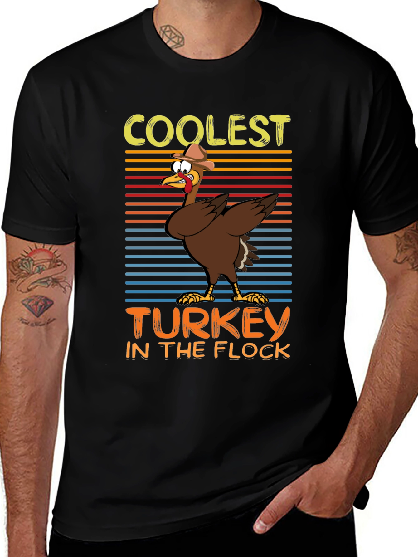 Variant 7 of Coolest Turkey in the Flock T-Shirt