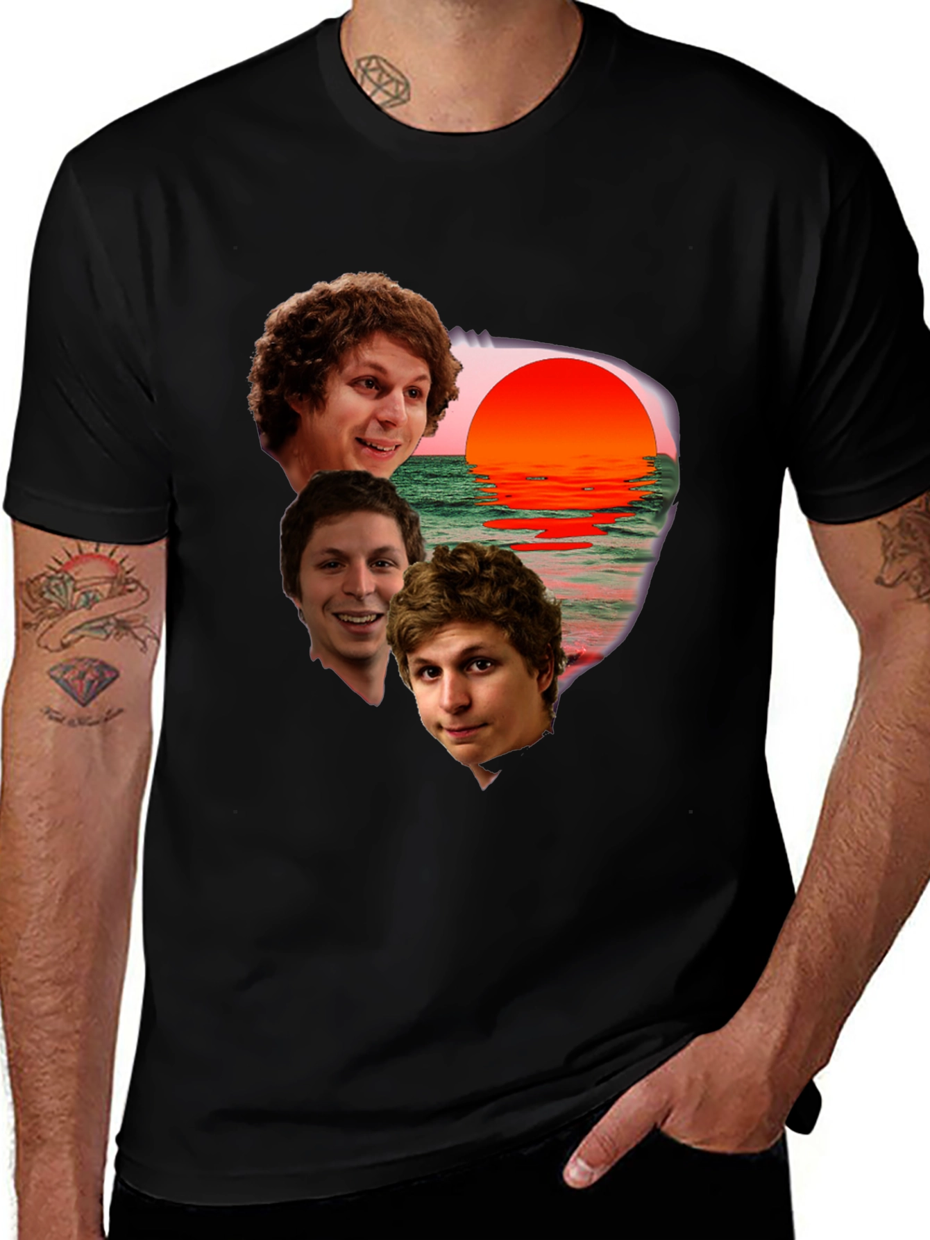 Variant 6 of Michael Cera Sunset T-Shirt