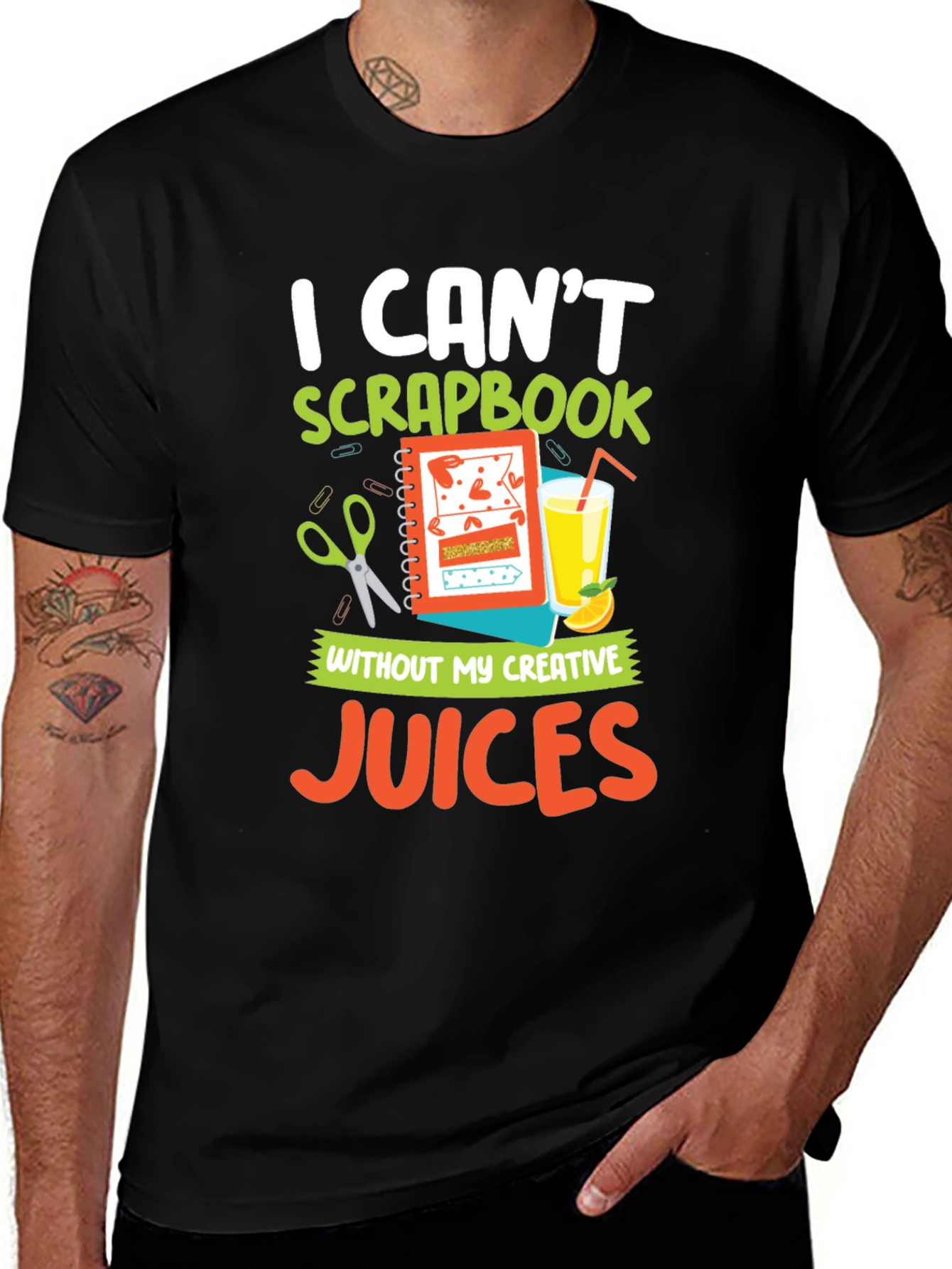 Variant 22 of Creative Juices Scrapbook Hobby T-Shirt