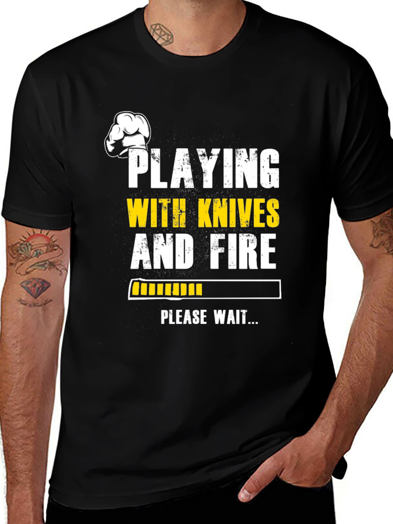 Variant 23 of Playing With Knives & Fire T-Shirt
