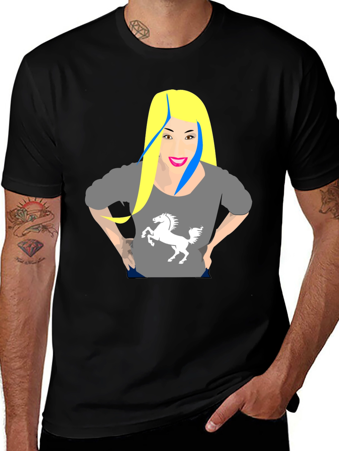 Variant 27 of Unicorn Graphic Tee - Quirky & Fun!