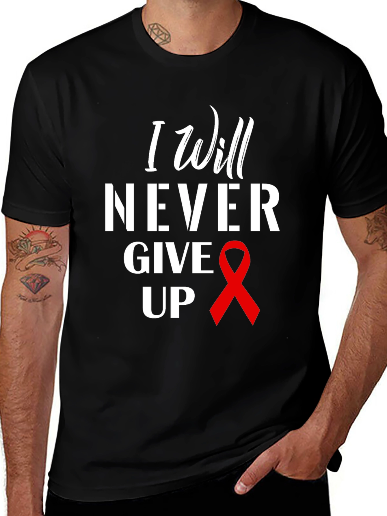Variant 29 of I Will Never Give Up T-Shirt