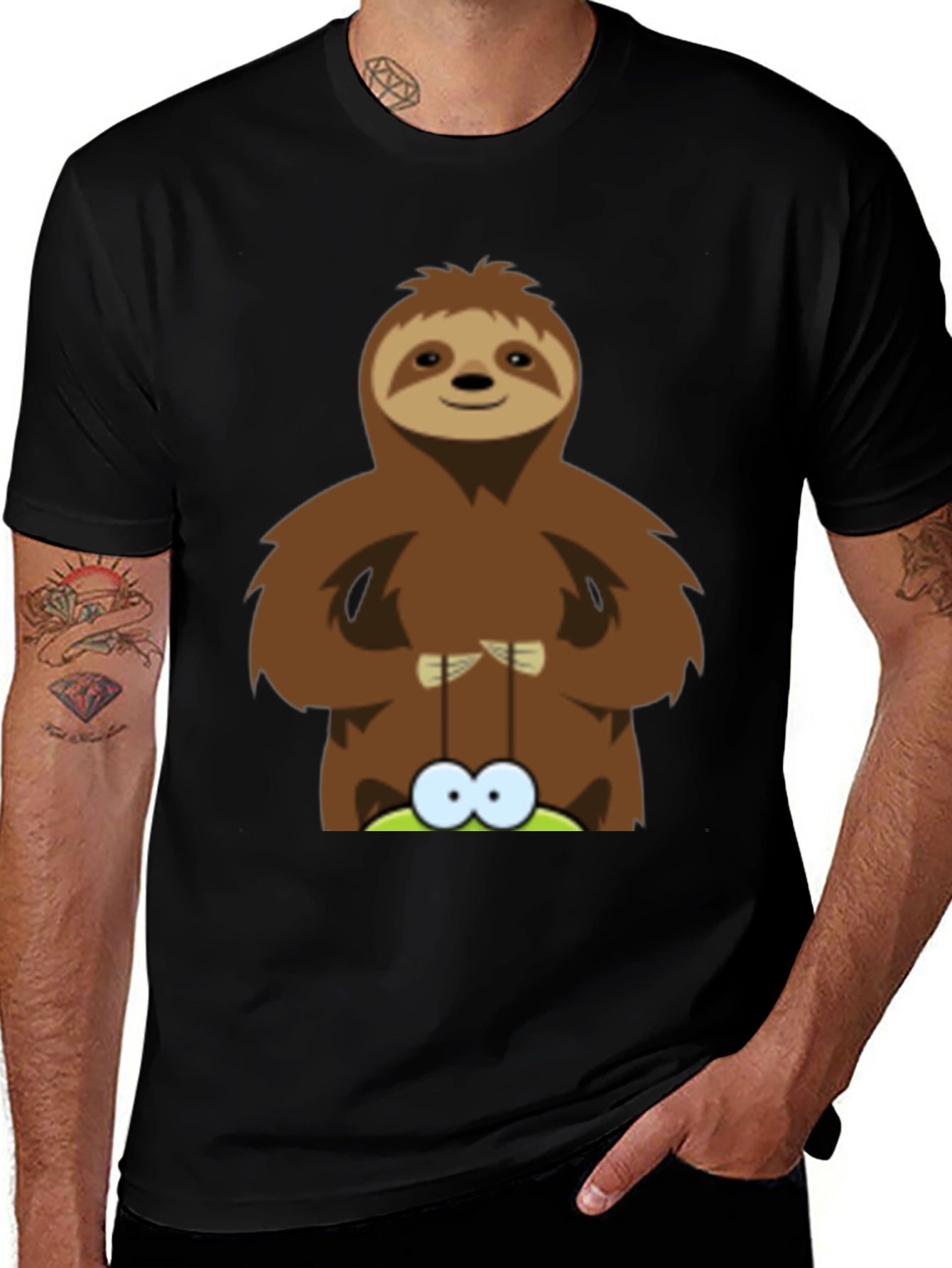 Variant 23 of Sloth and Friend Graphic Tee