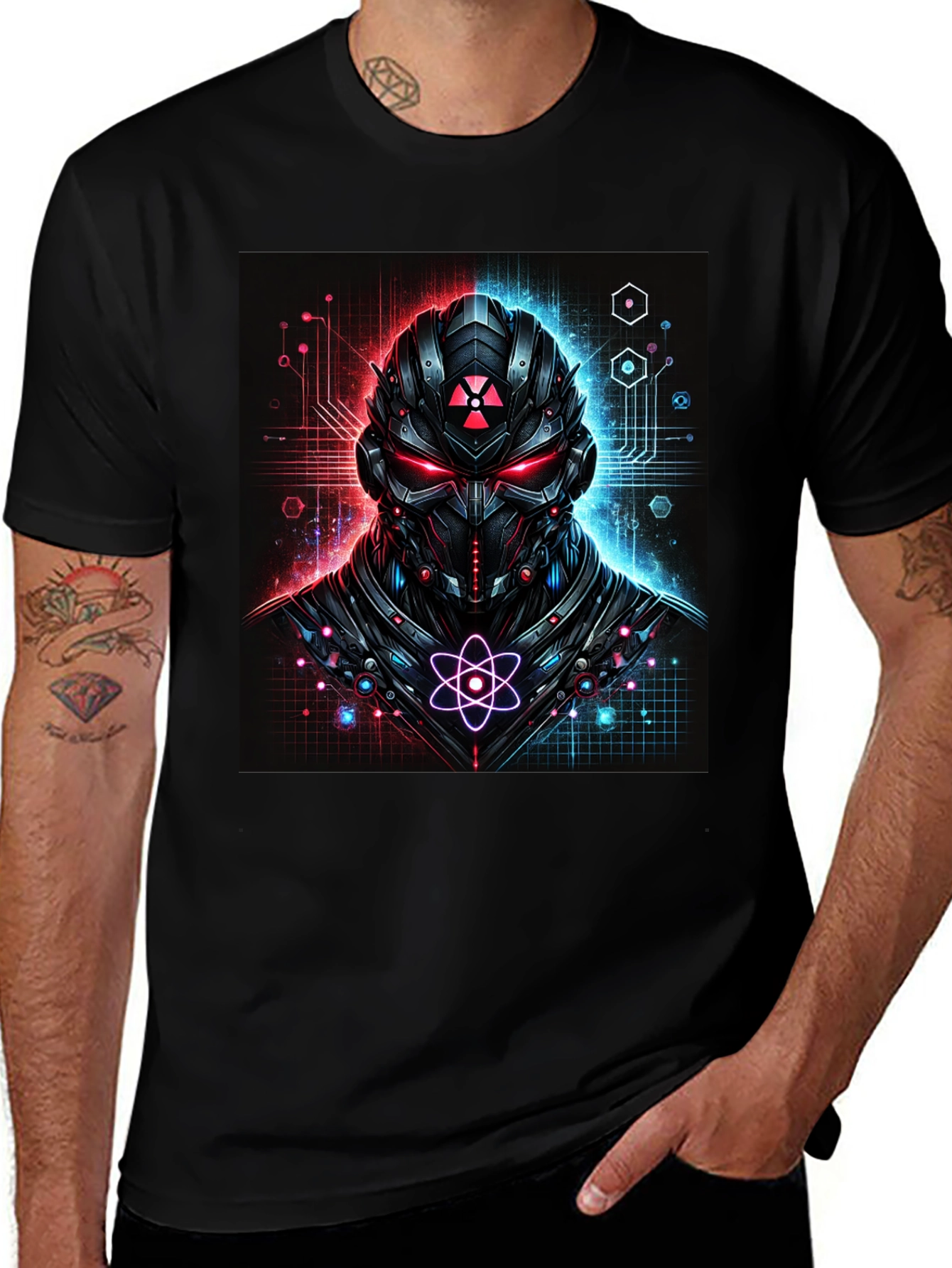 Variant 16 of Cyberpunk Techwear Graphic Tee