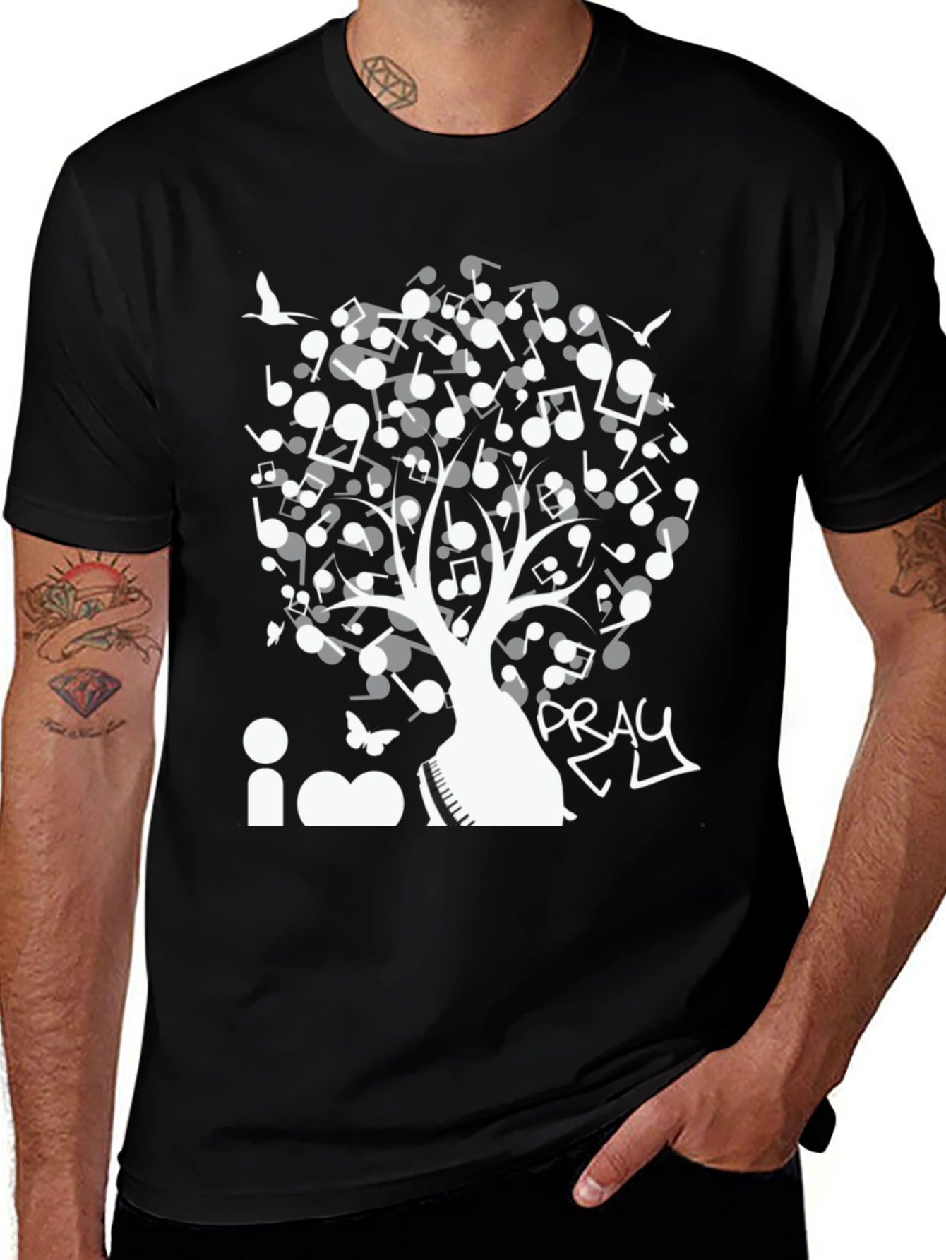Variant 9 of Music Tree Graphic Tee
