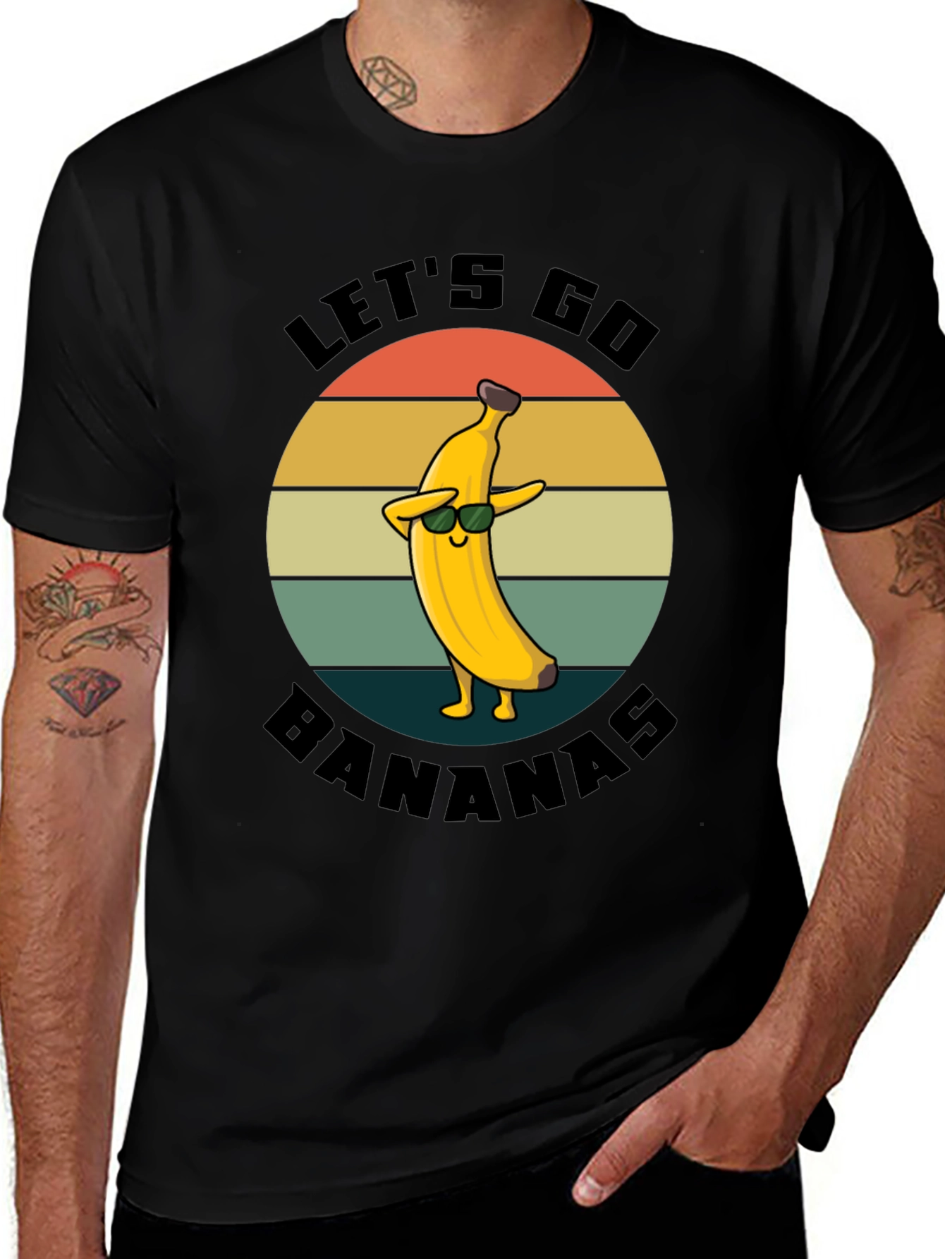 Let's Go Bananas T-Shirt, Cool Graphic Tee