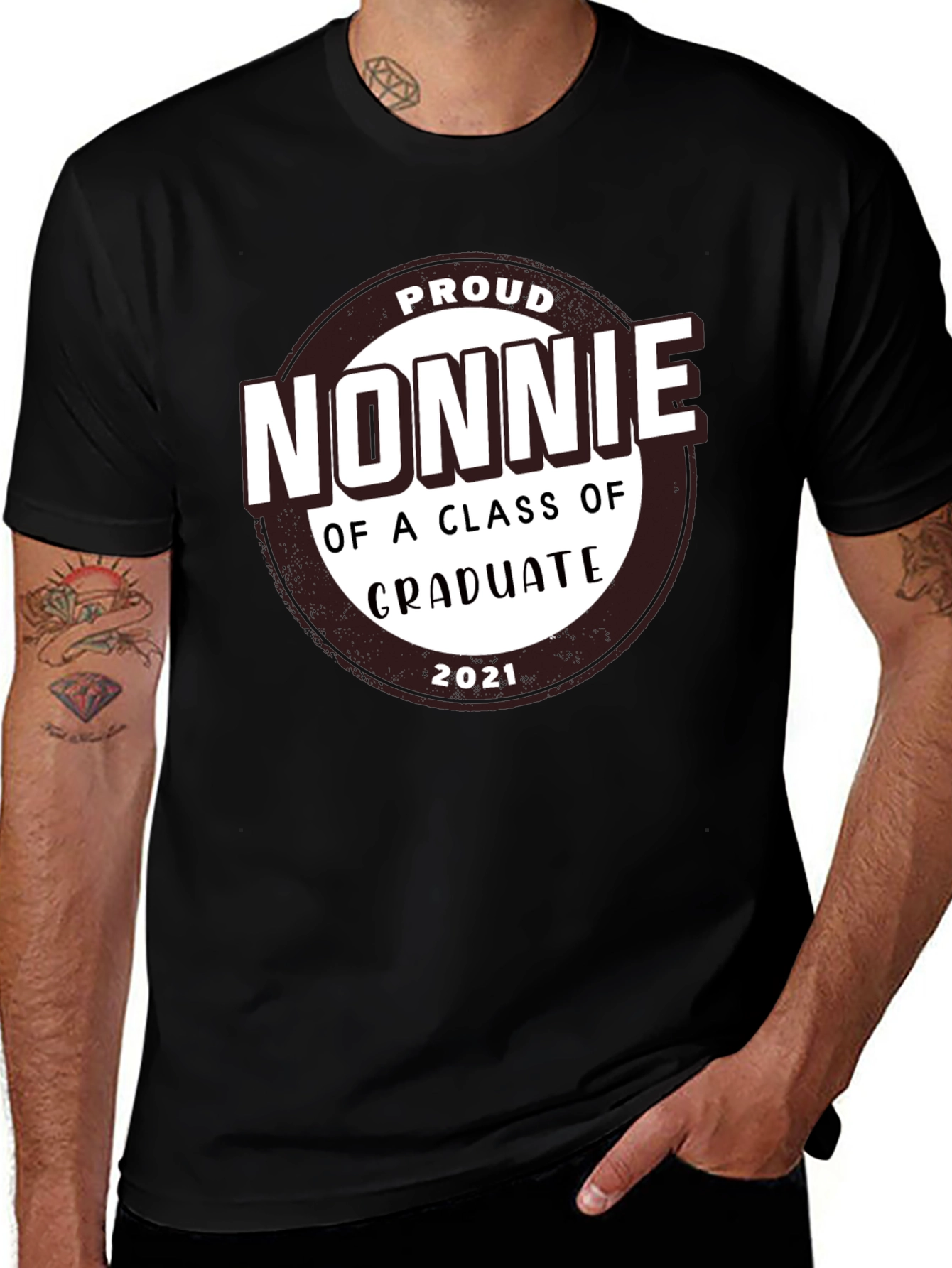 Variant 26 of Proud Nonnie Graduate Class of 2021 T-Shirt