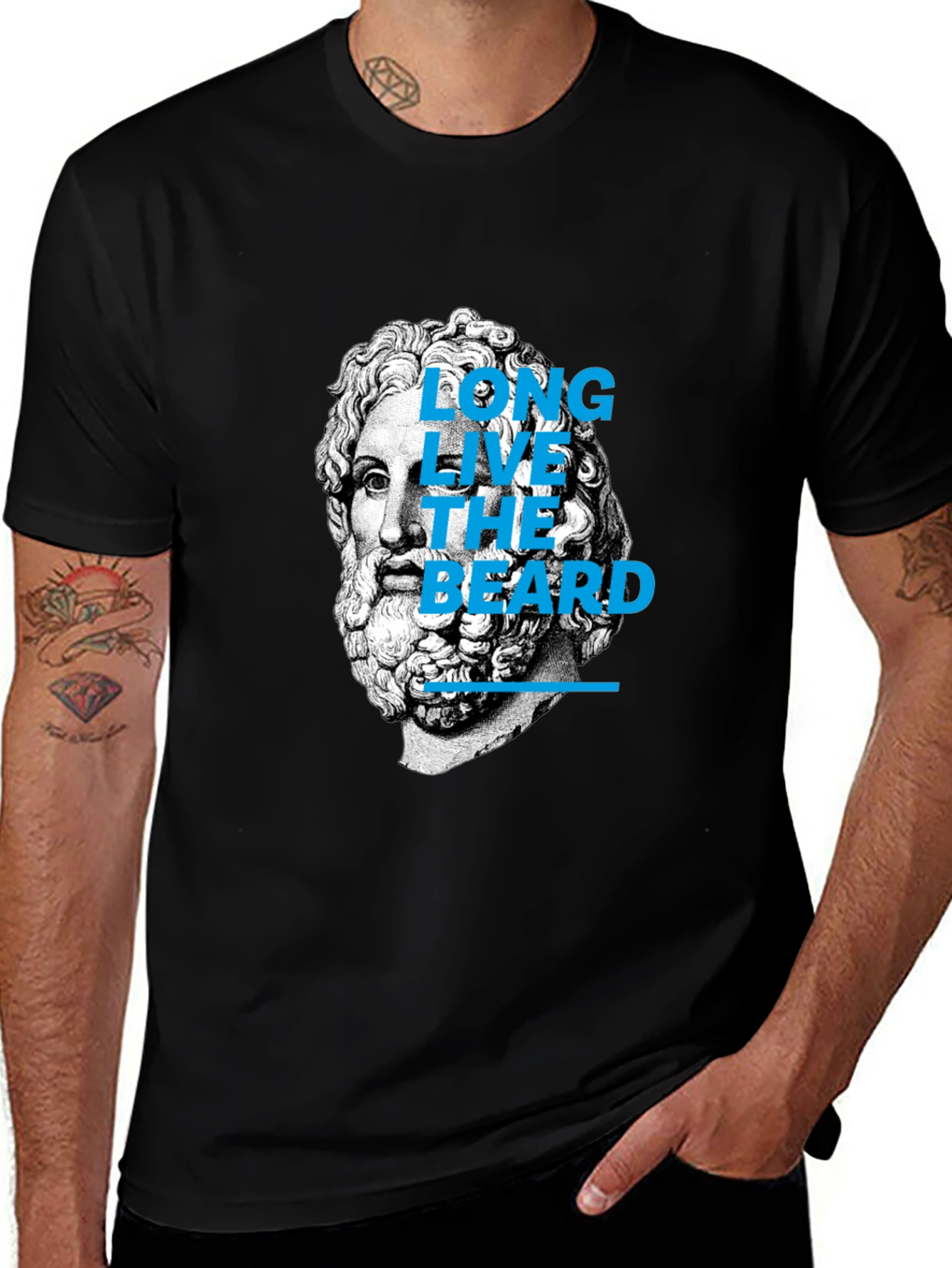 Variant 11 of Long Live The Beard Graphic Tee