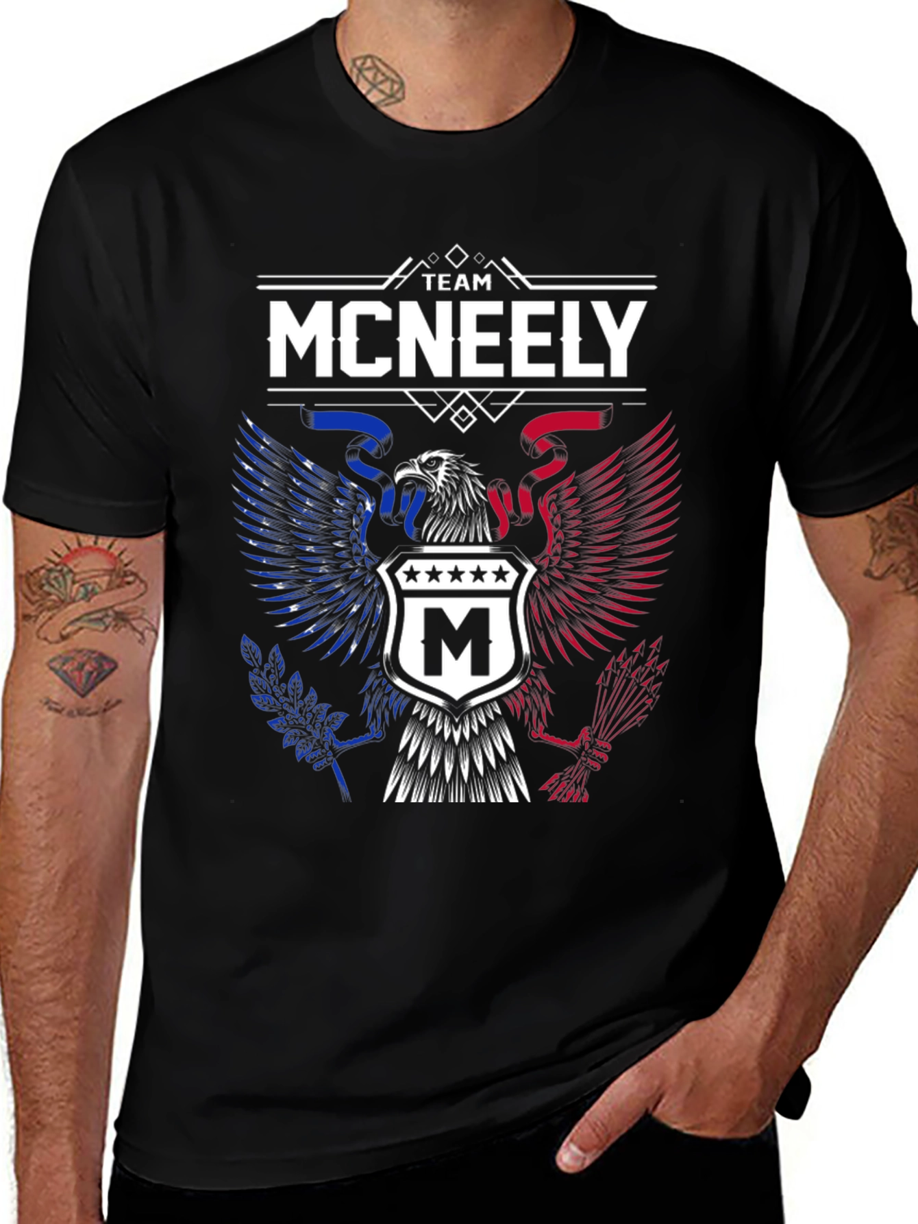 Team McNeely Patriotic Eagle T-Shirt