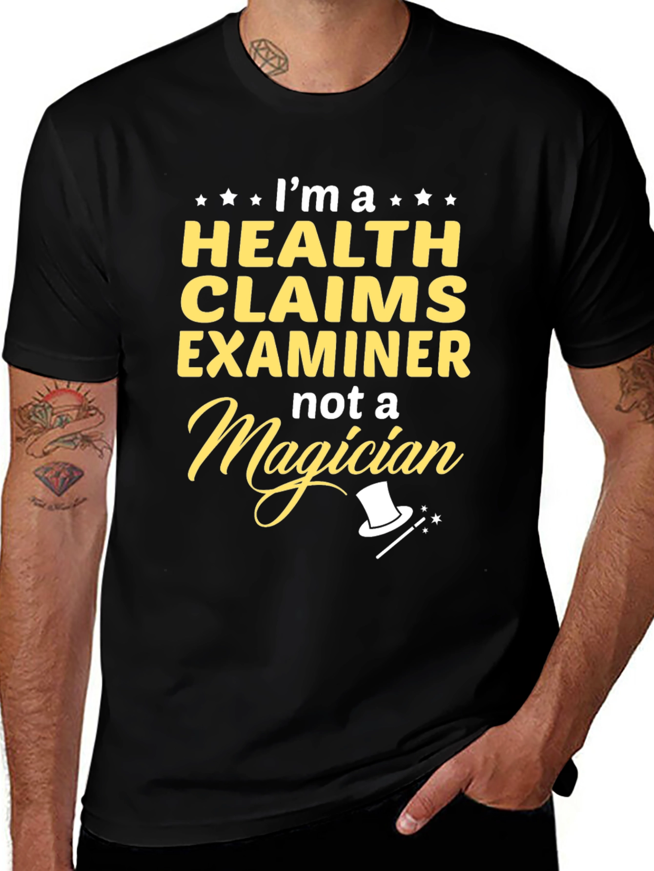 Variant 9 of Health Claims Examiner T-Shirt - Funny Job Tee