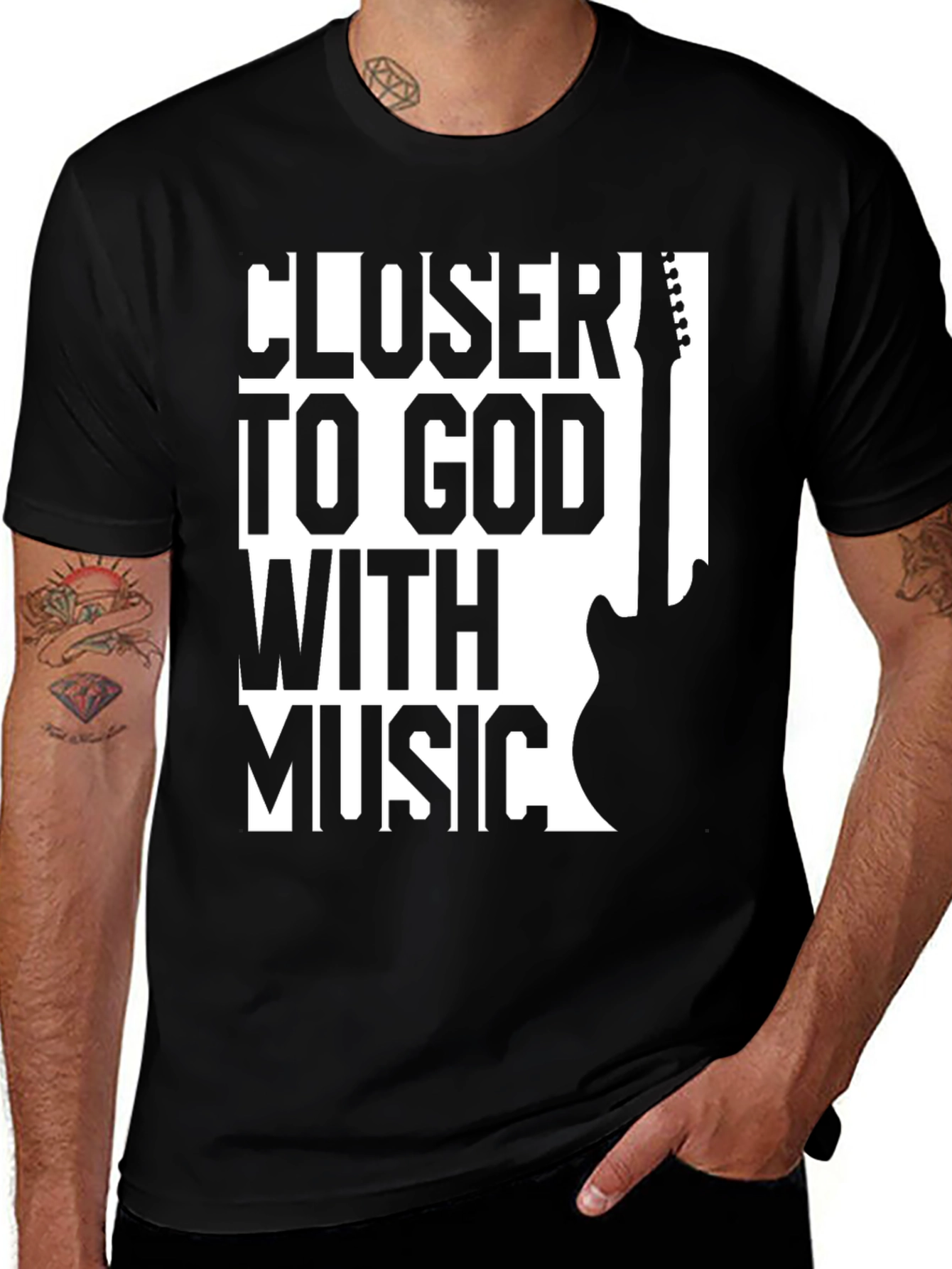 Variant 23 of Closer to God With Music T-Shirt