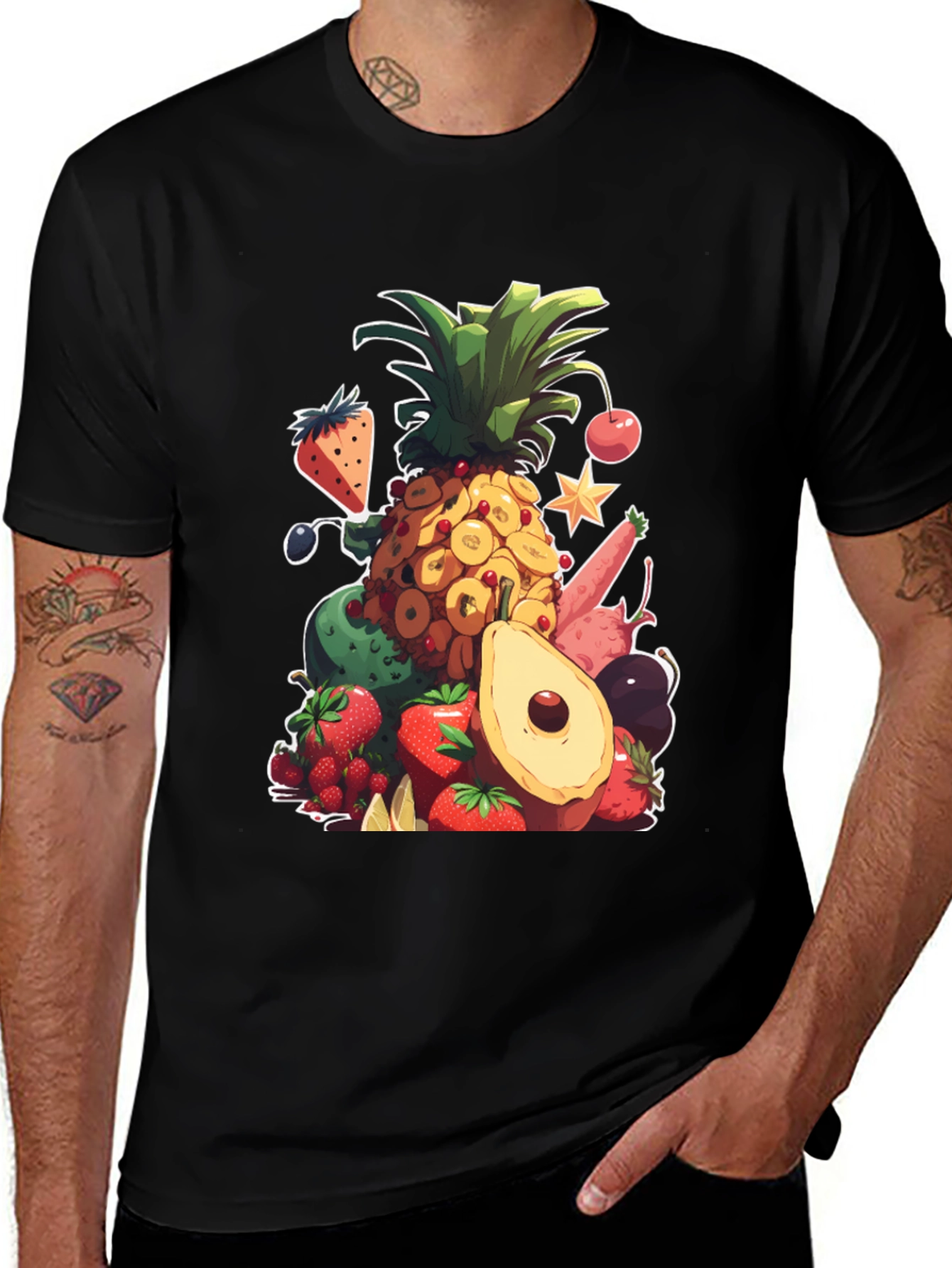 Variant 10 of Fruit Salad T-Shirt - Fresh & Fun Design