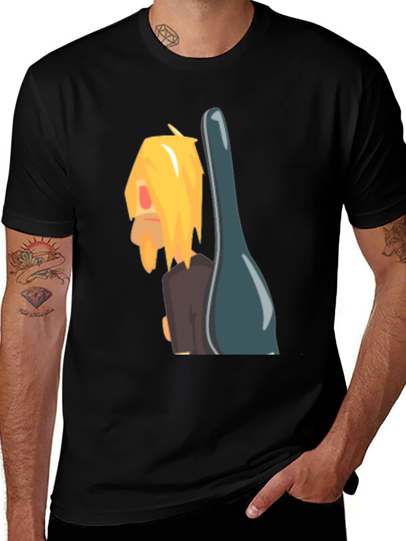 Variant 10 of Cartoon Musician T-Shirt