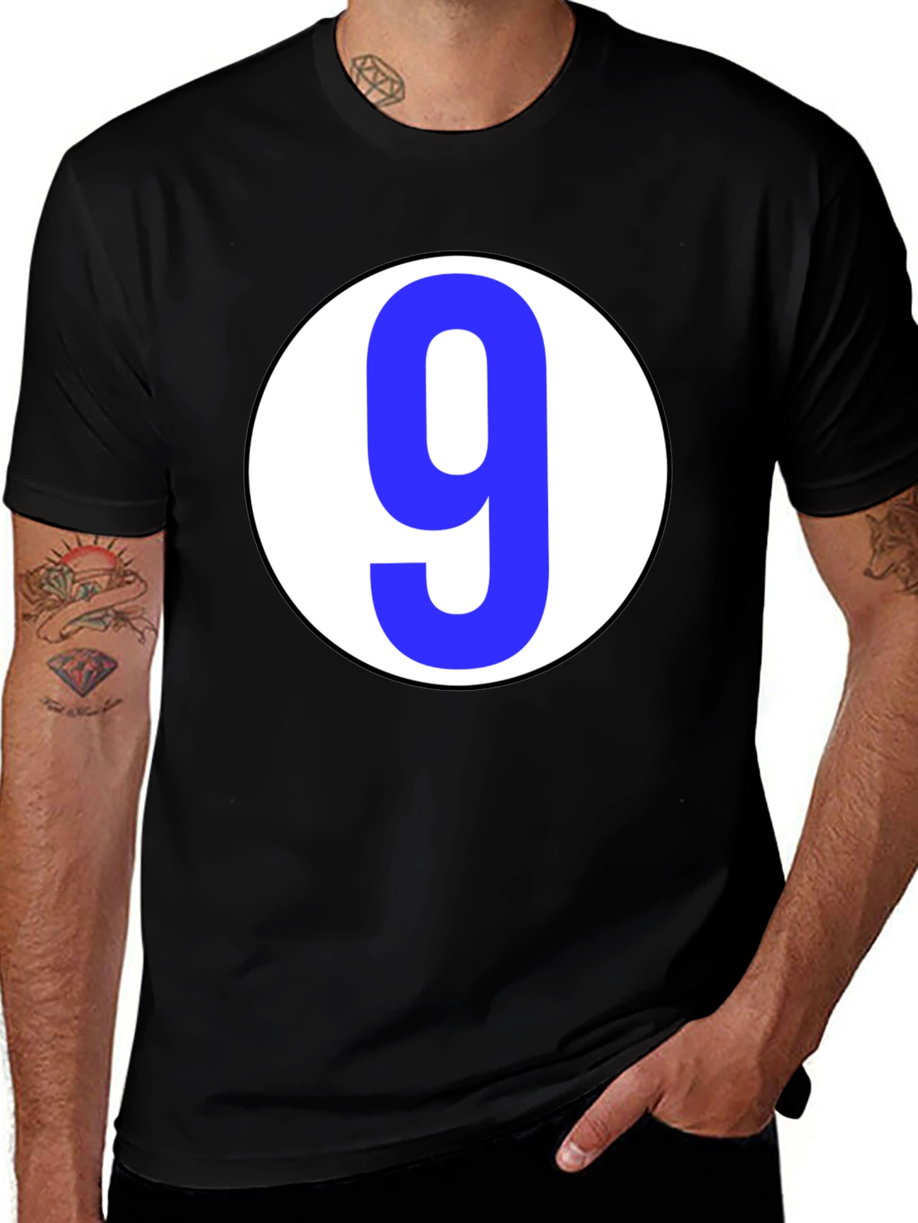 Variant 17 of Lucky Number Nine T-Shirt