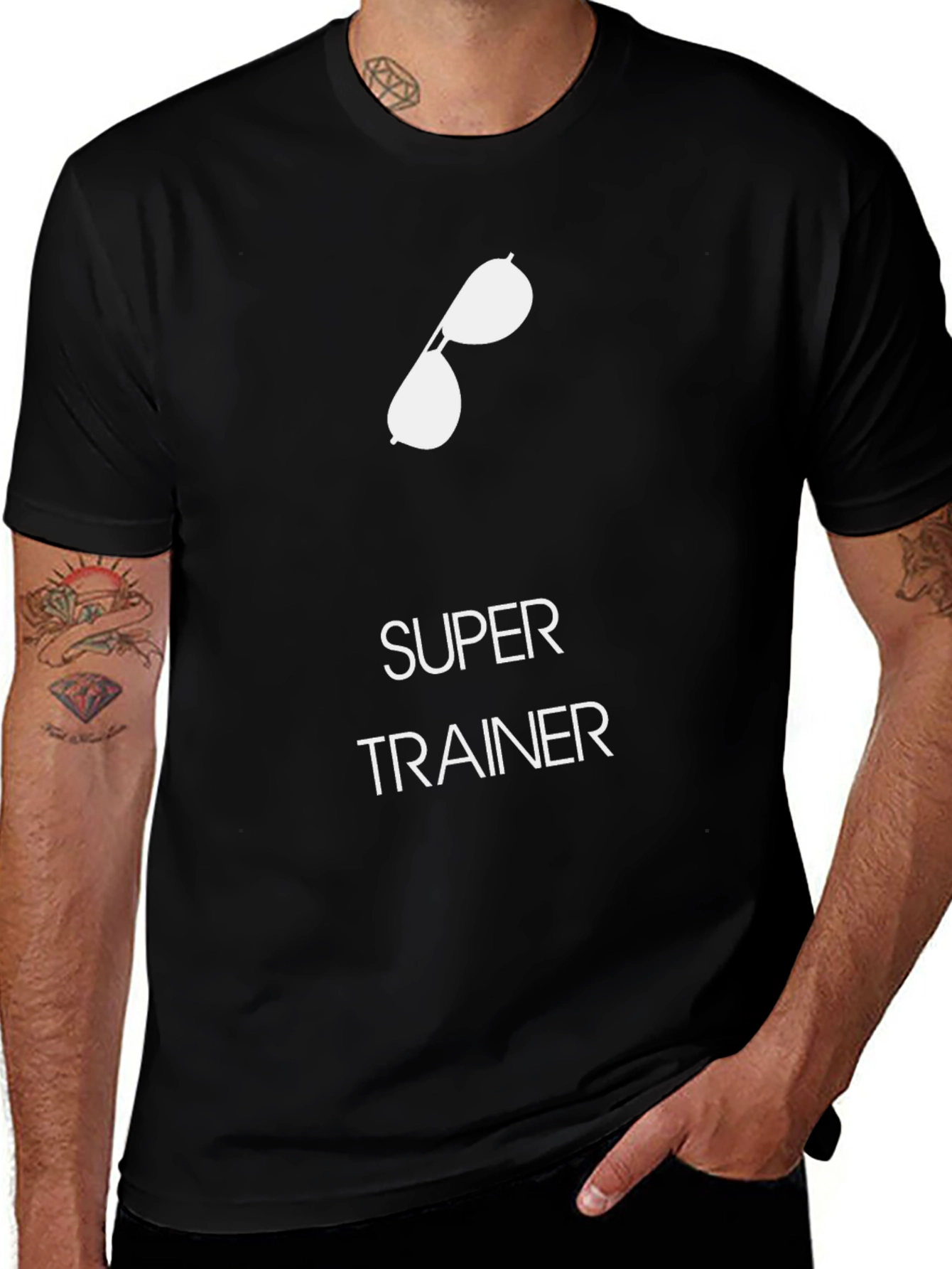Super Trainer Black T-Shirt