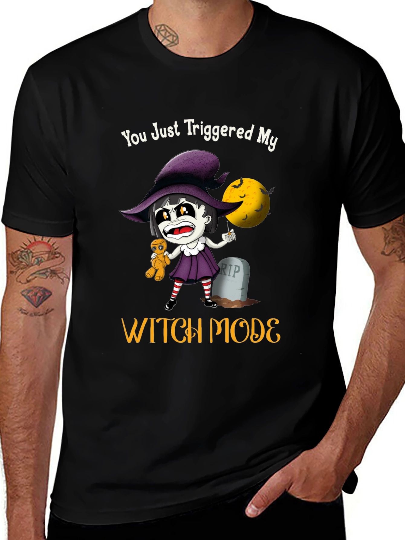 Variant 16 of Witch Mode Graphic Tee