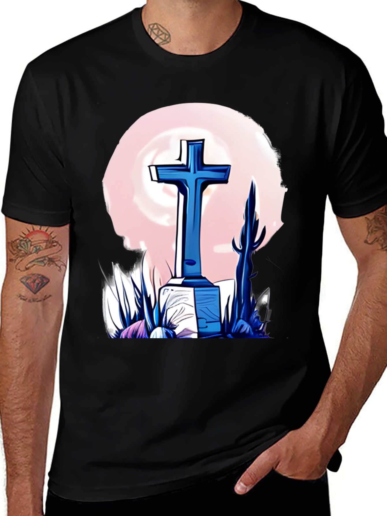 Variant 27 of Cross Design T-Shirt: Stylish Comfort