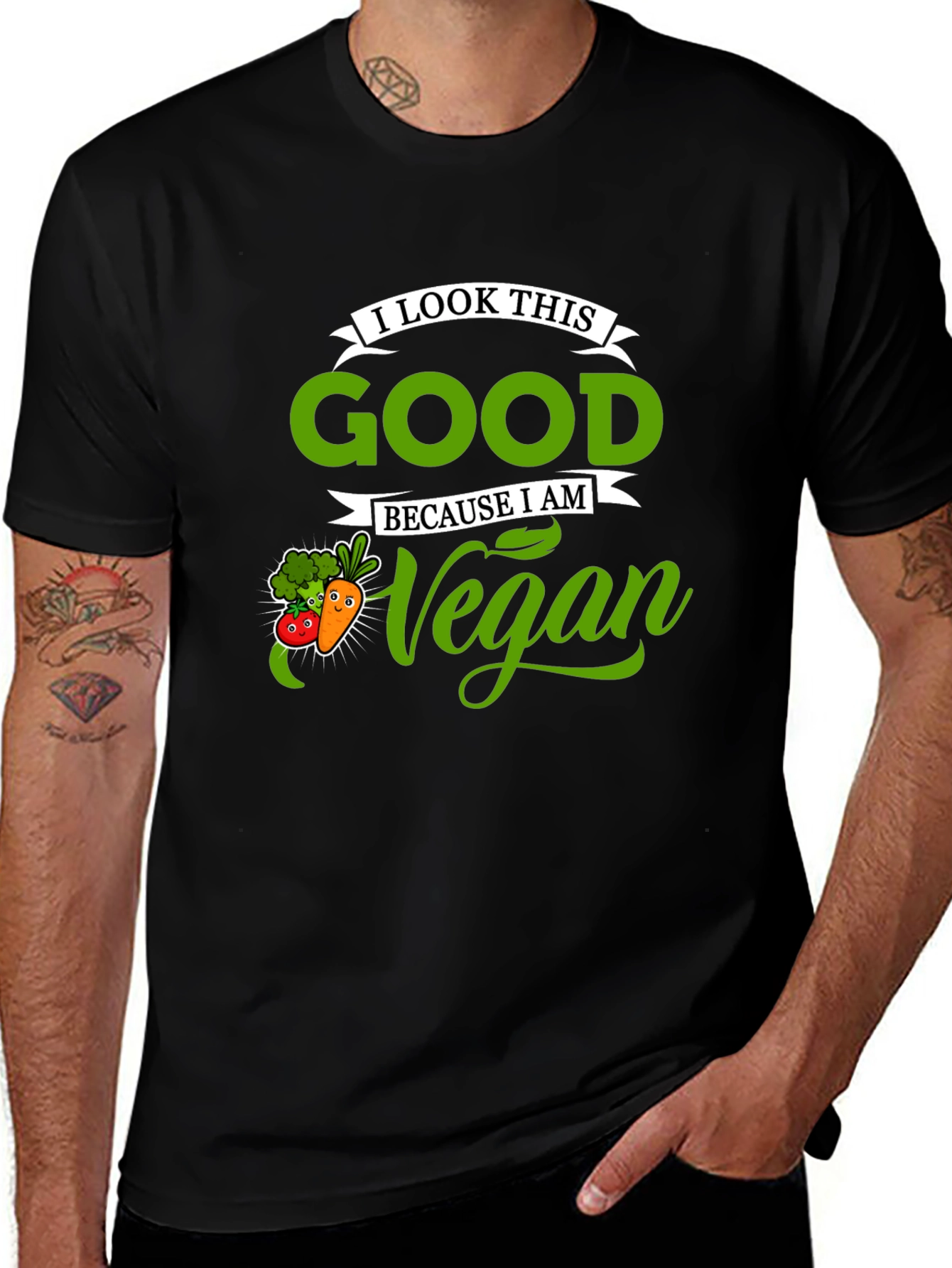 Variant 5 of I Look This Good Vegan T-Shirt